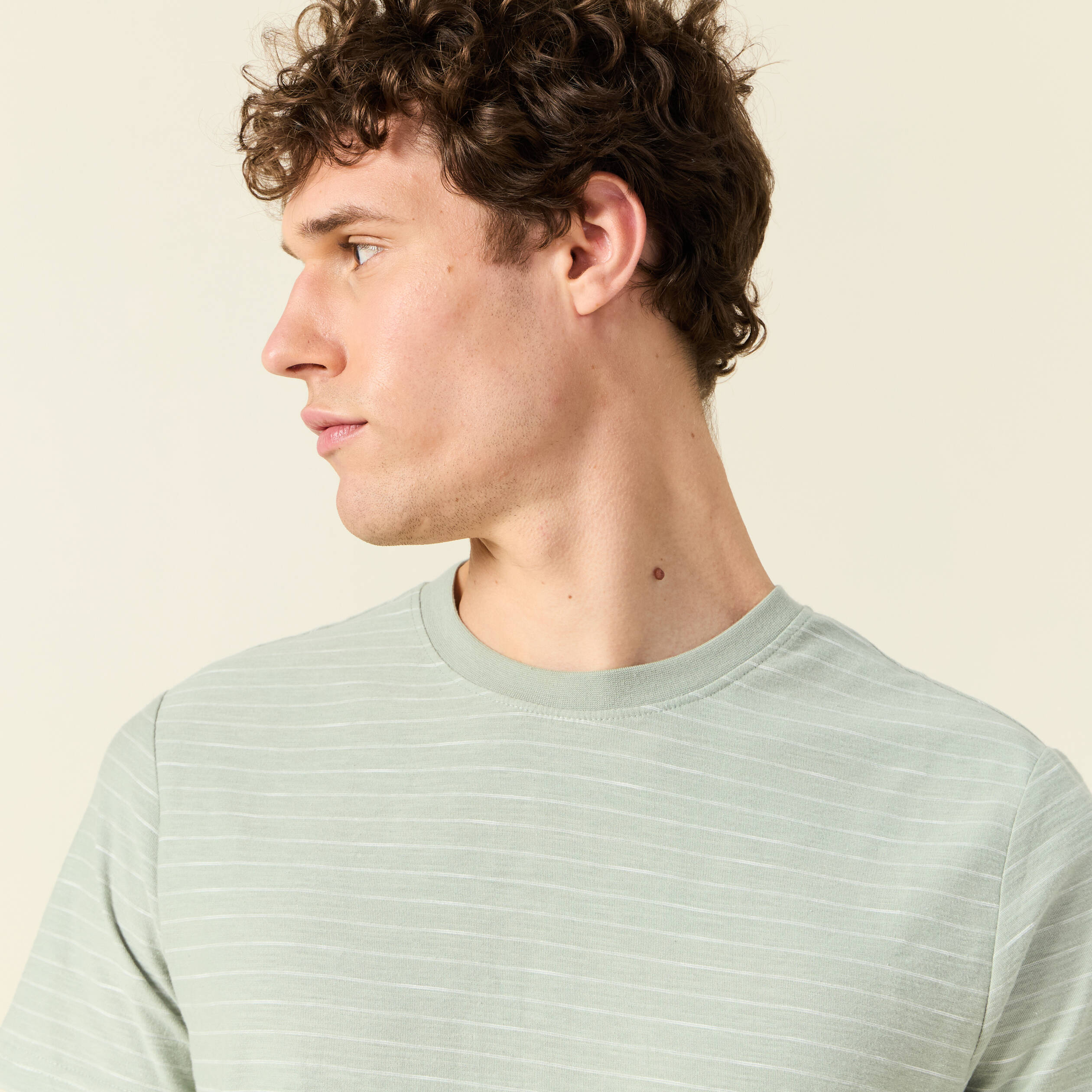 t shirt eco responsable vert olive homme T-shirt éco-responsable vert olive homme