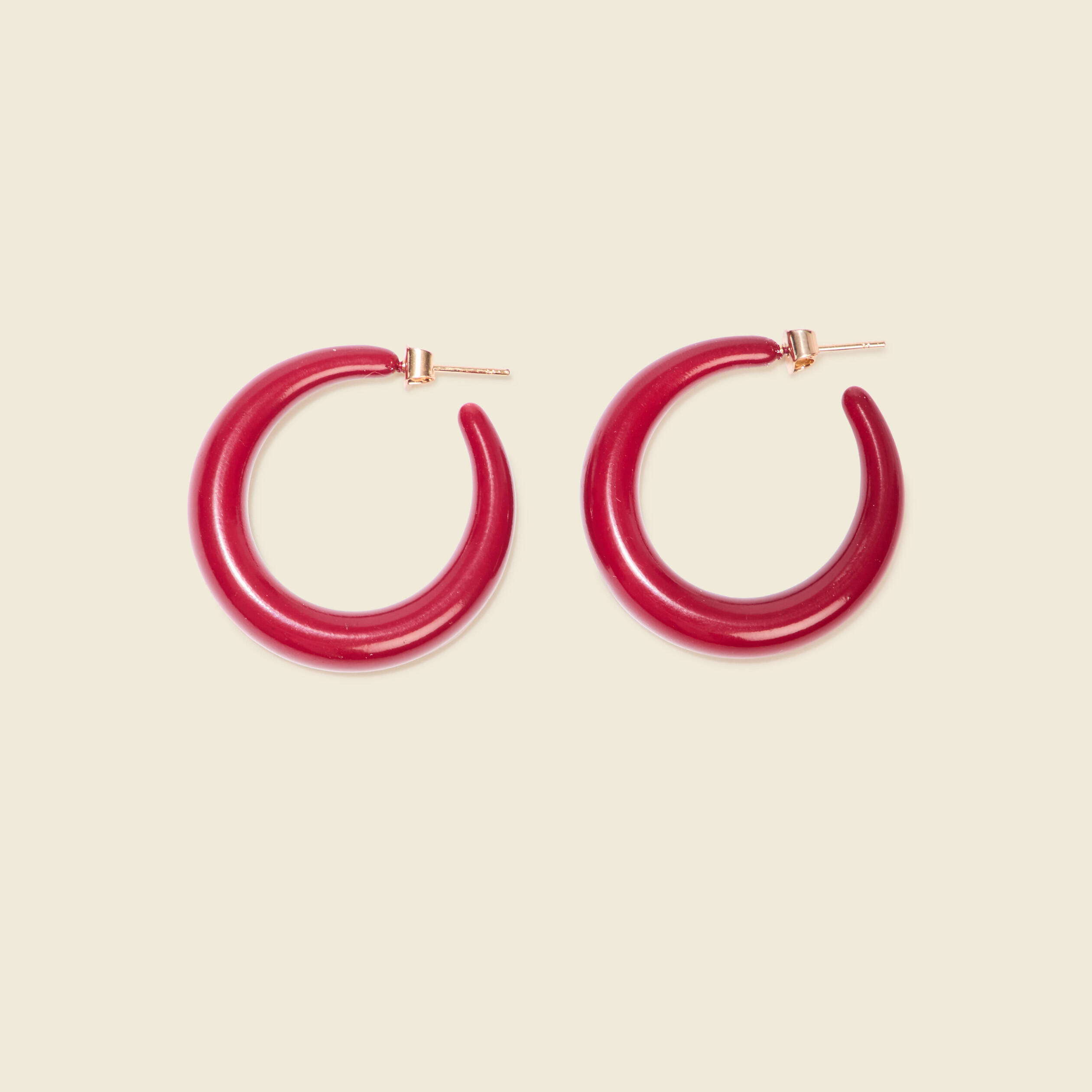 boucles doreilles creoles rose fushia femme Boucles d'oreilles créoles rose fushia femme