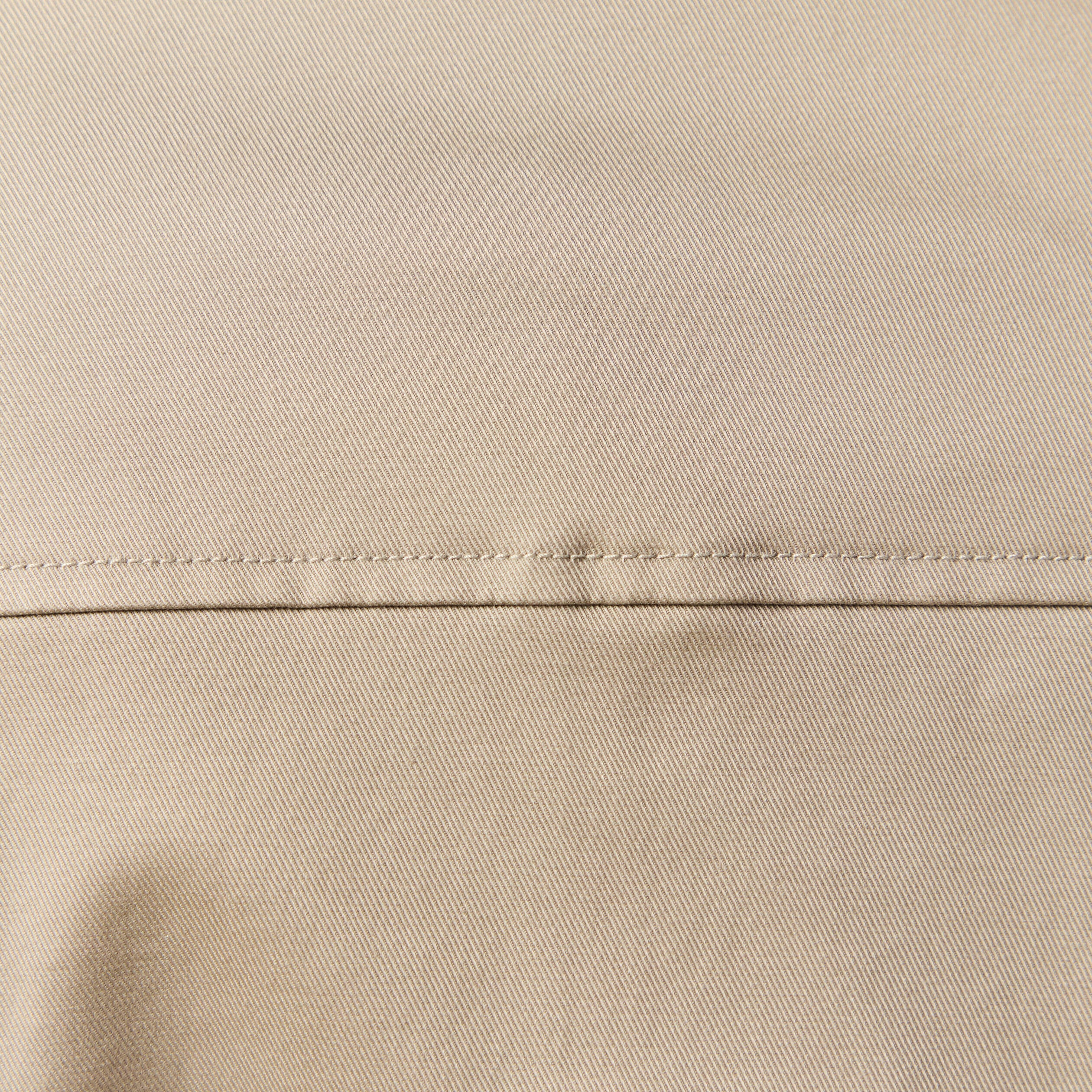 Blouson manches longues doubl&eacute; taupe homme