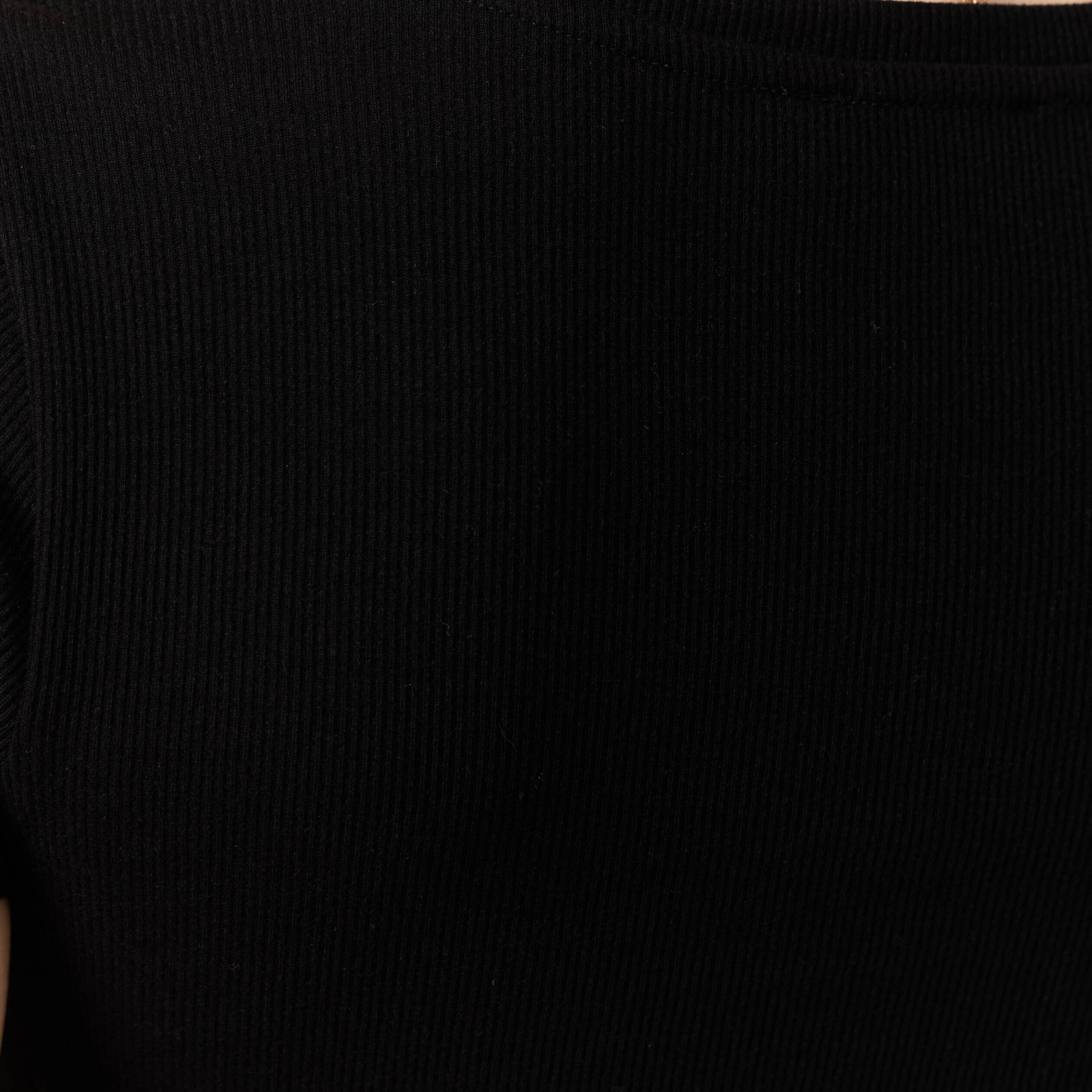 t shirt ajuste col v manches courtes noir femme T-shirt ajusté col V manches courtes noir femme