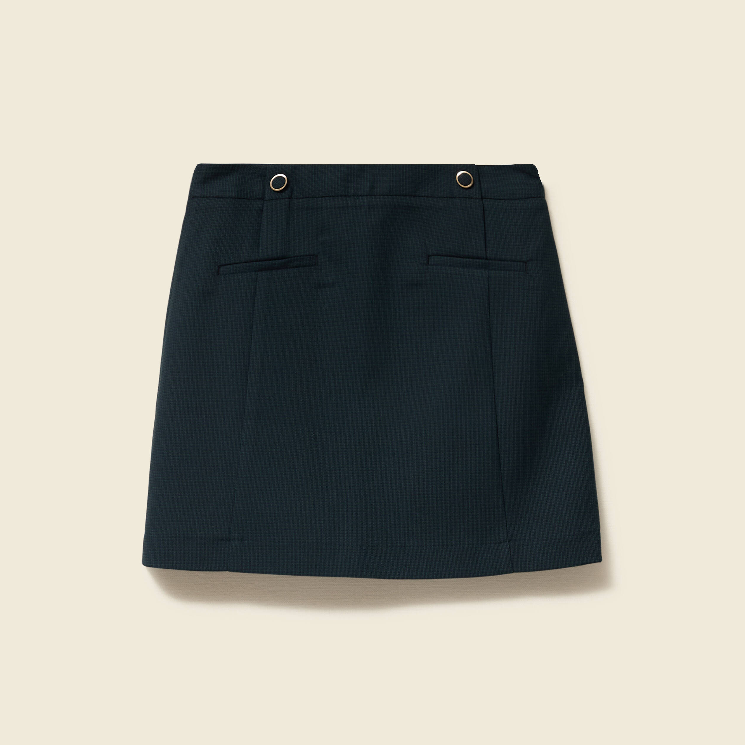 Jupe courte bleu marine femme