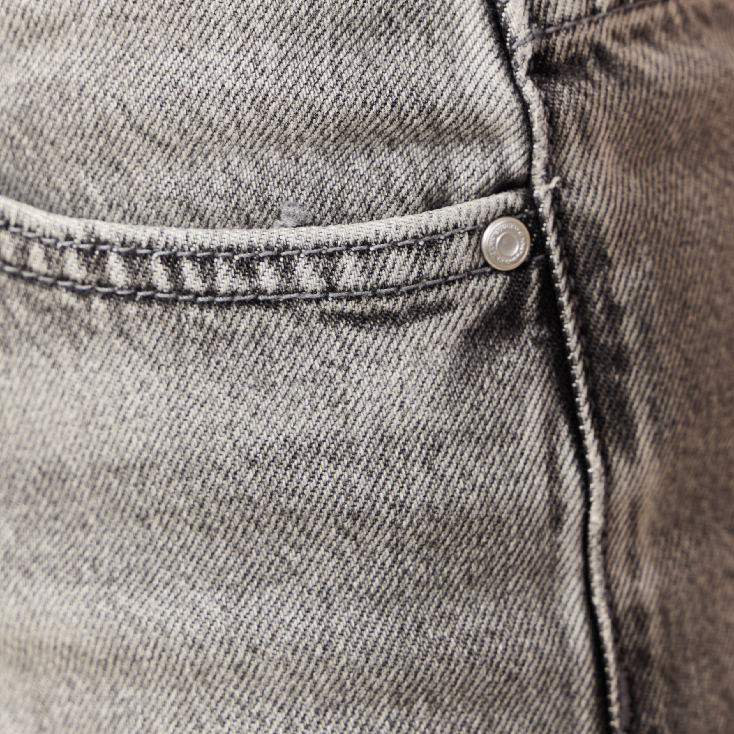 jeans straight taille haute 78eme denim gris clair femme Jeans straight taille haute 7/8ème denim gris clair femme