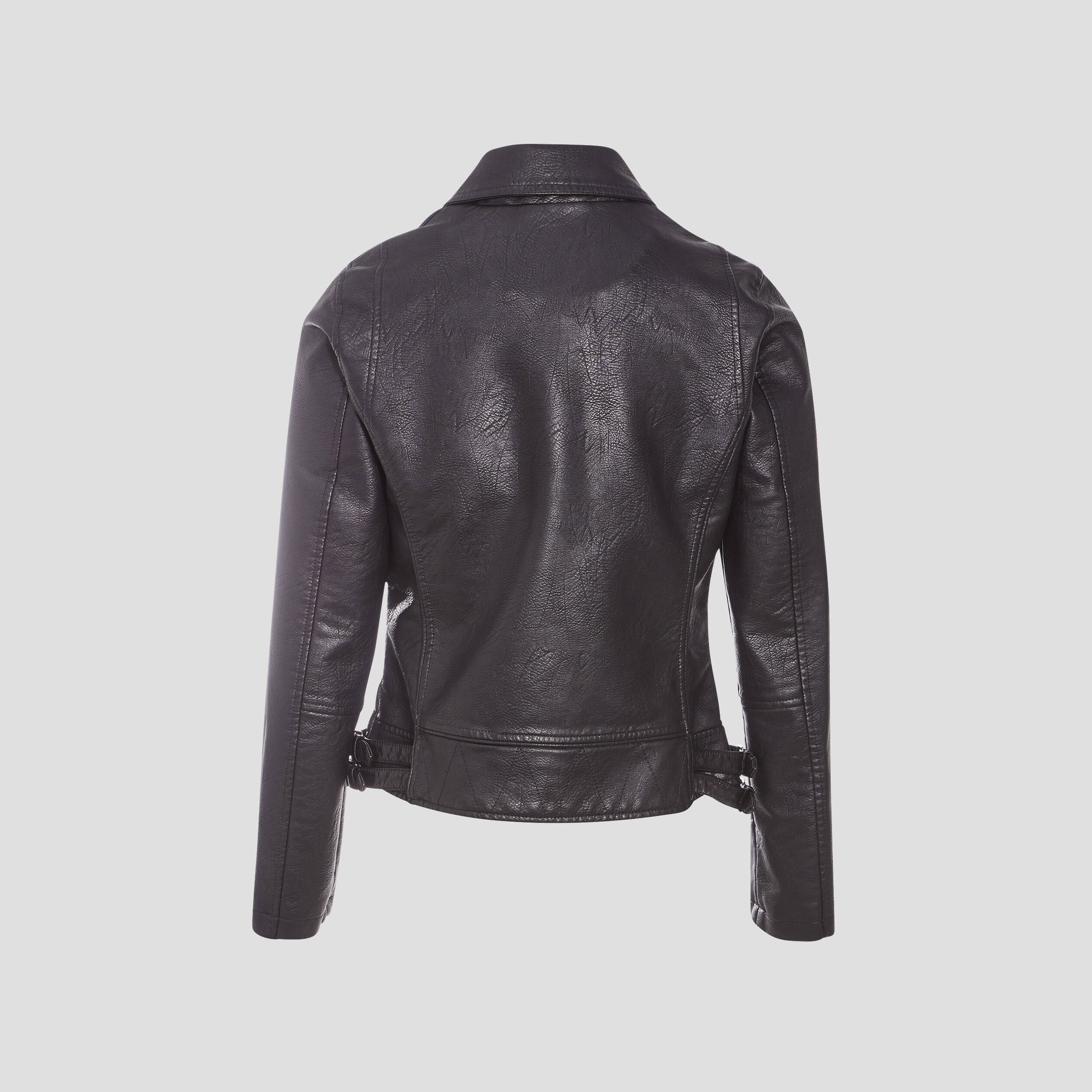 Veste esprit biker droite noir femme Bonobo