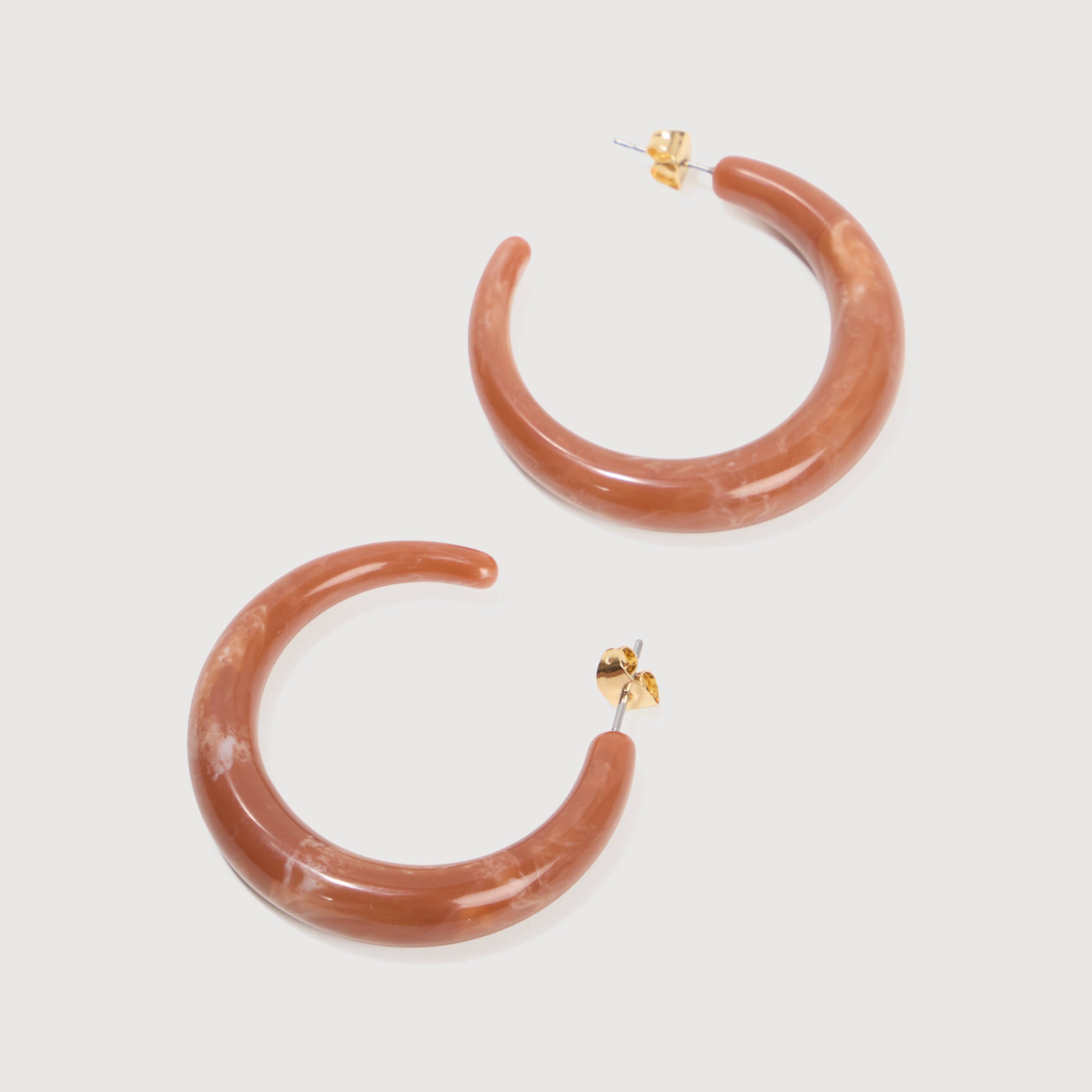 Cr&eacute;oles marron clair femme