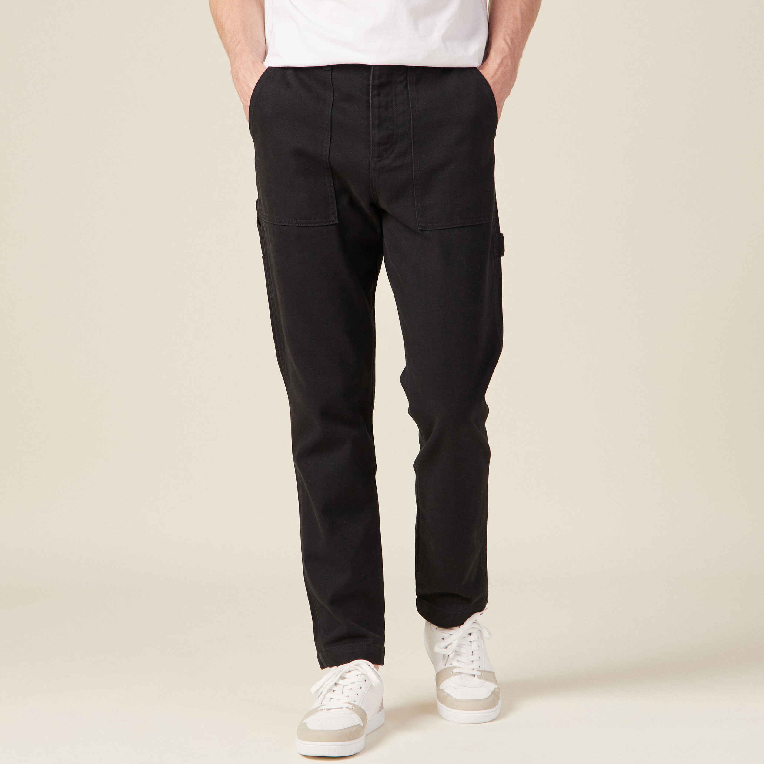 jeans relax charpentier noir homme Jeans relax charpentier noir homme
