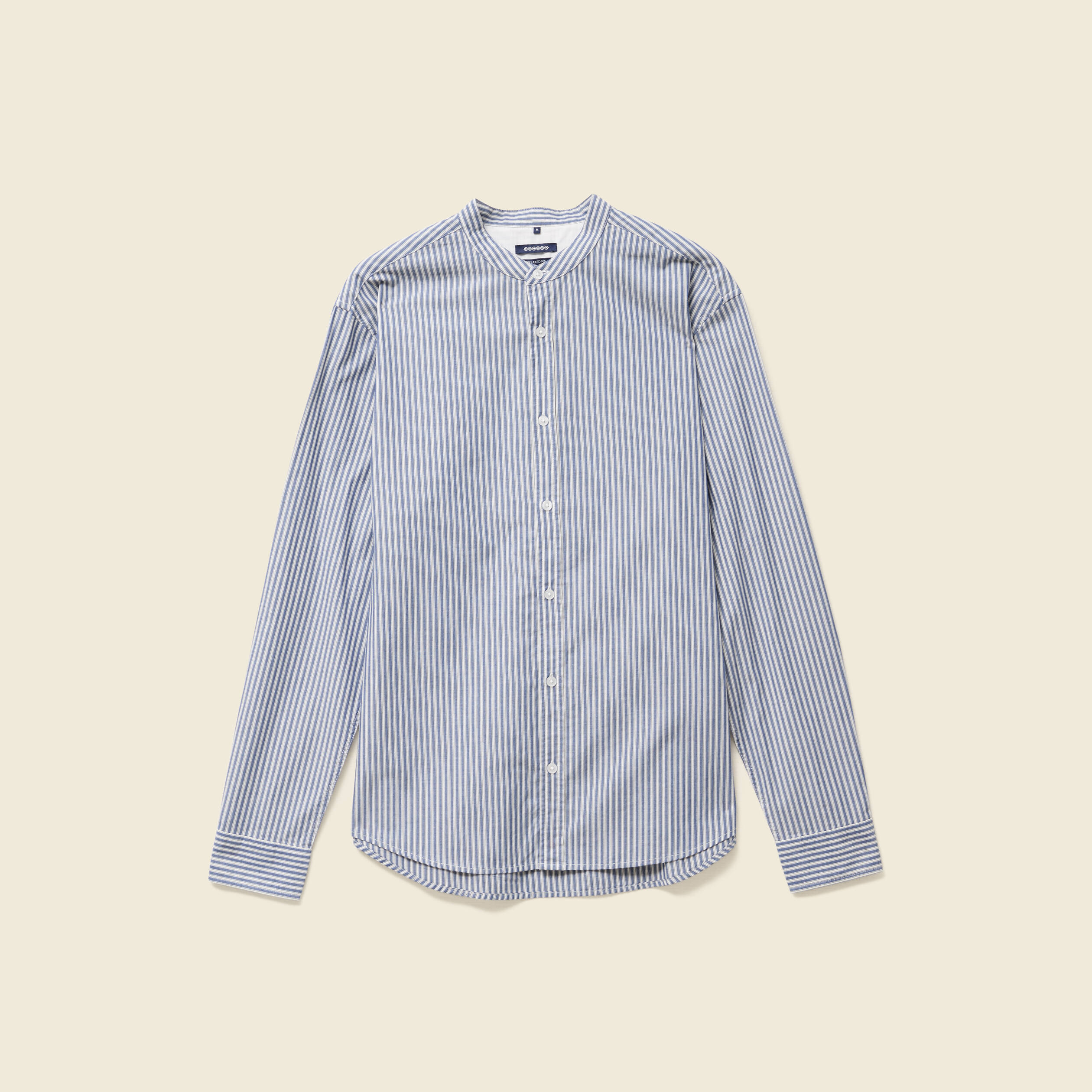 Chemise manches longues bleu marine homme