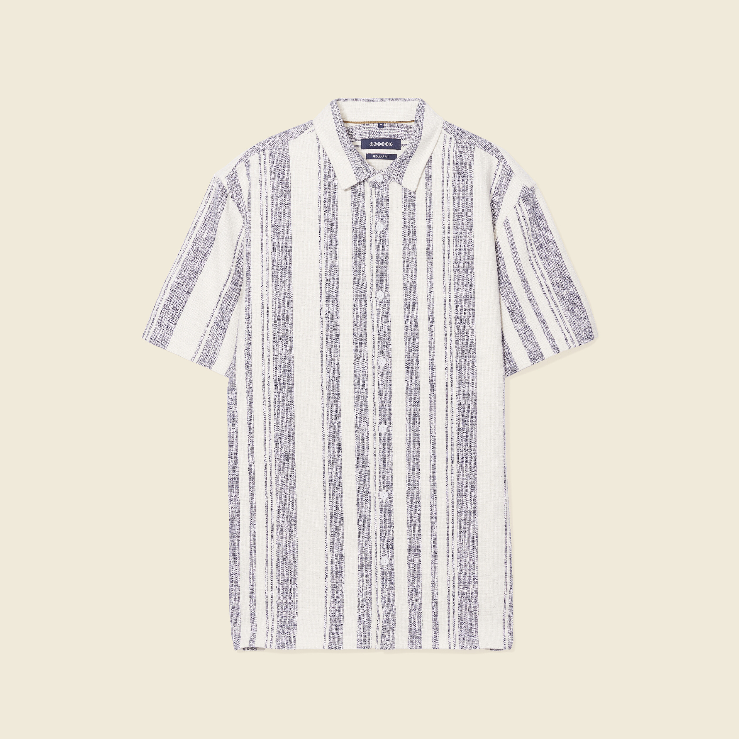 Chemise bleu marine homme online manche courte