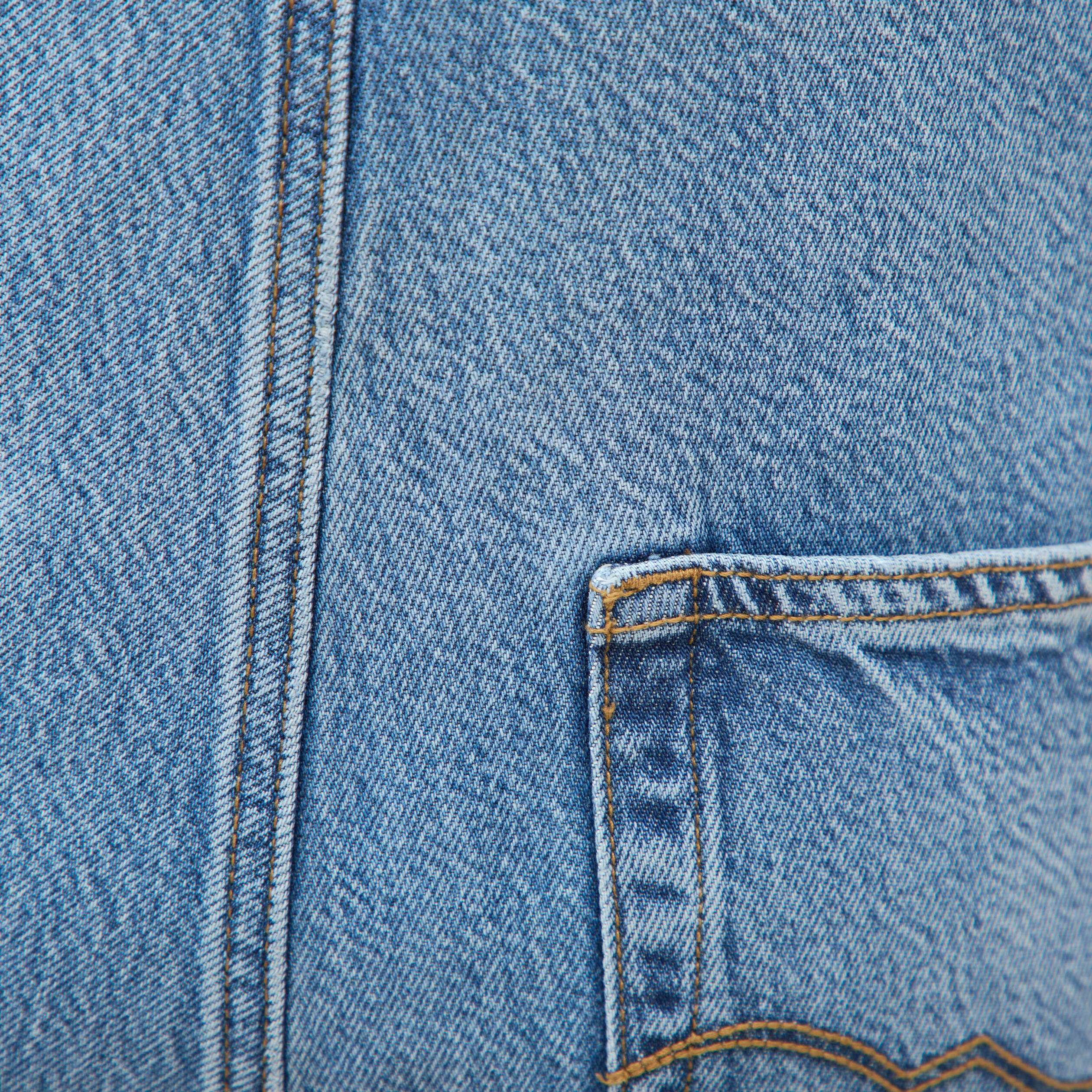 Salopette en jean denim stone femme