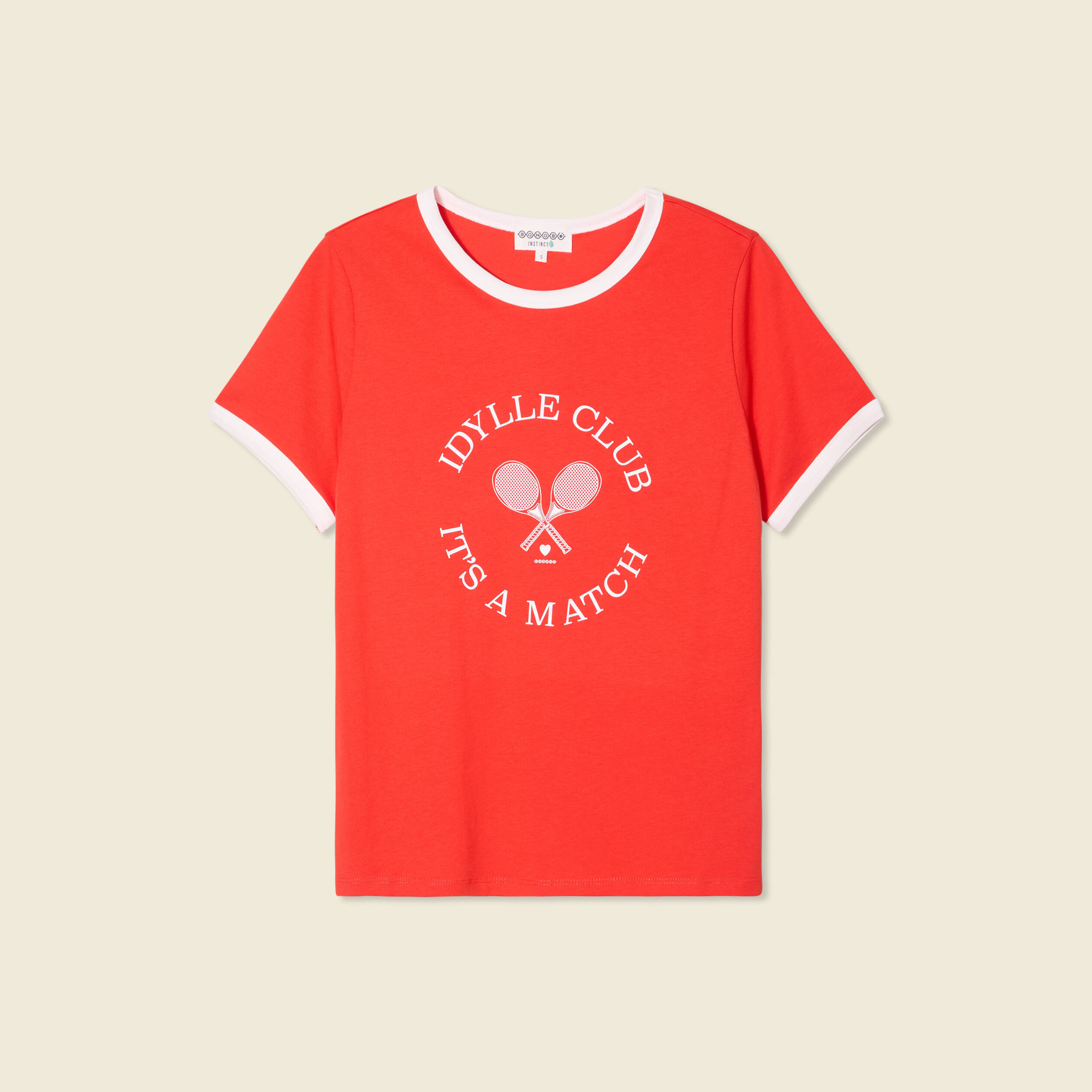 t shirt manches courtes rouge femme T-shirt manches courtes rouge femme