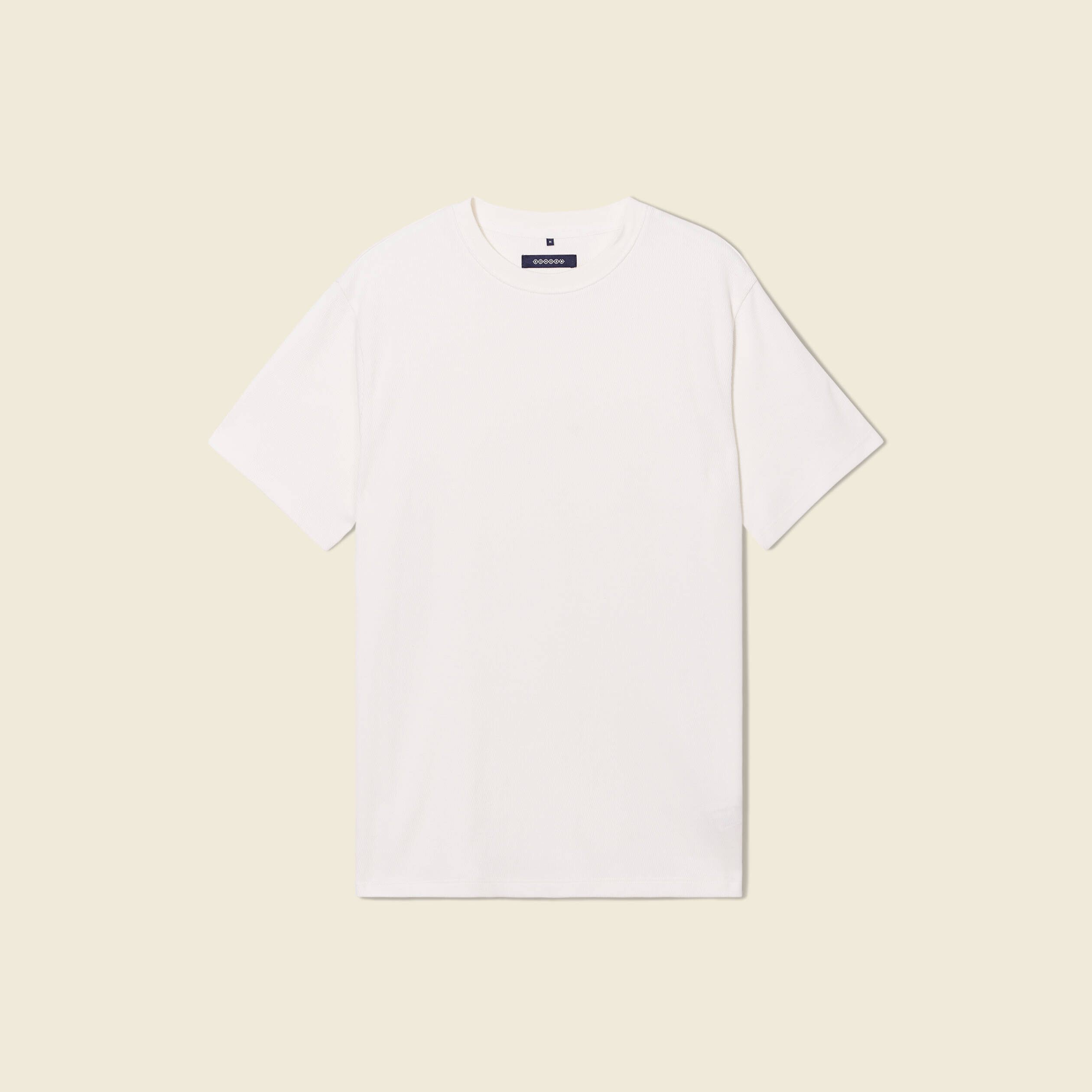 t shirt manches courtes ecru homme T-shirt manches courtes ecru homme