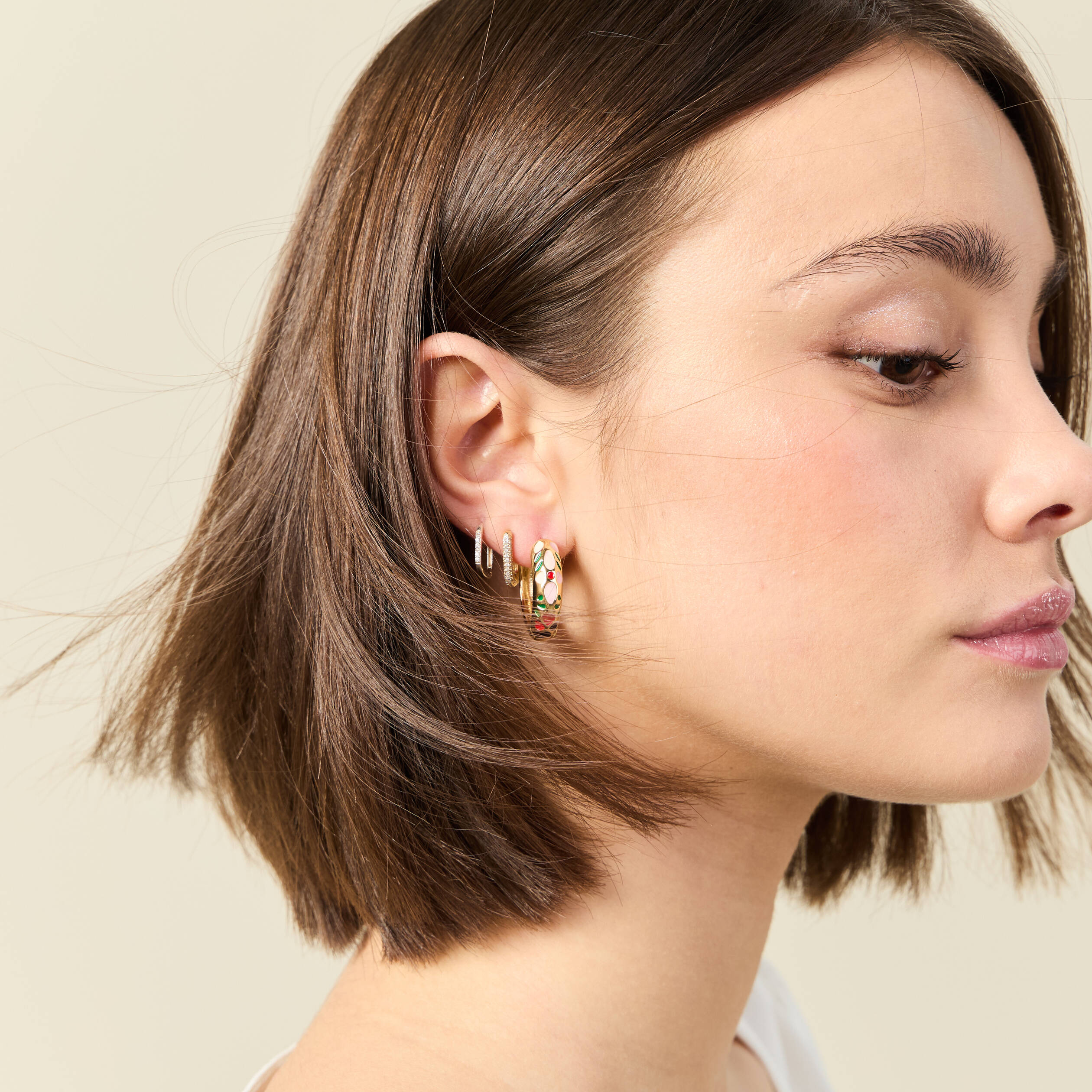 boucles doreilles creoles couleur or femme Boucles d'oreilles créoles couleur or femme