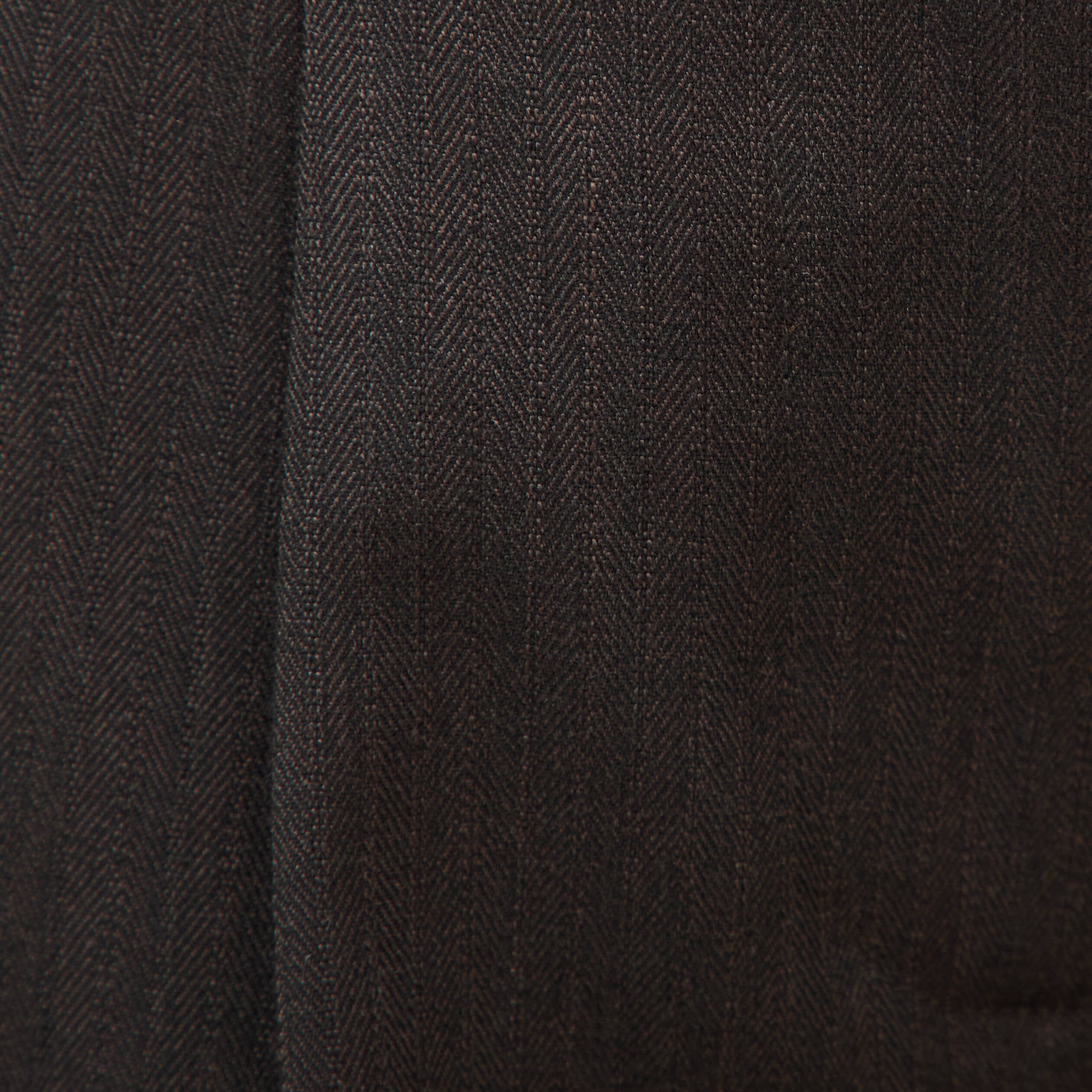 Bermuda large taille haute marron fonc&eacute; femme