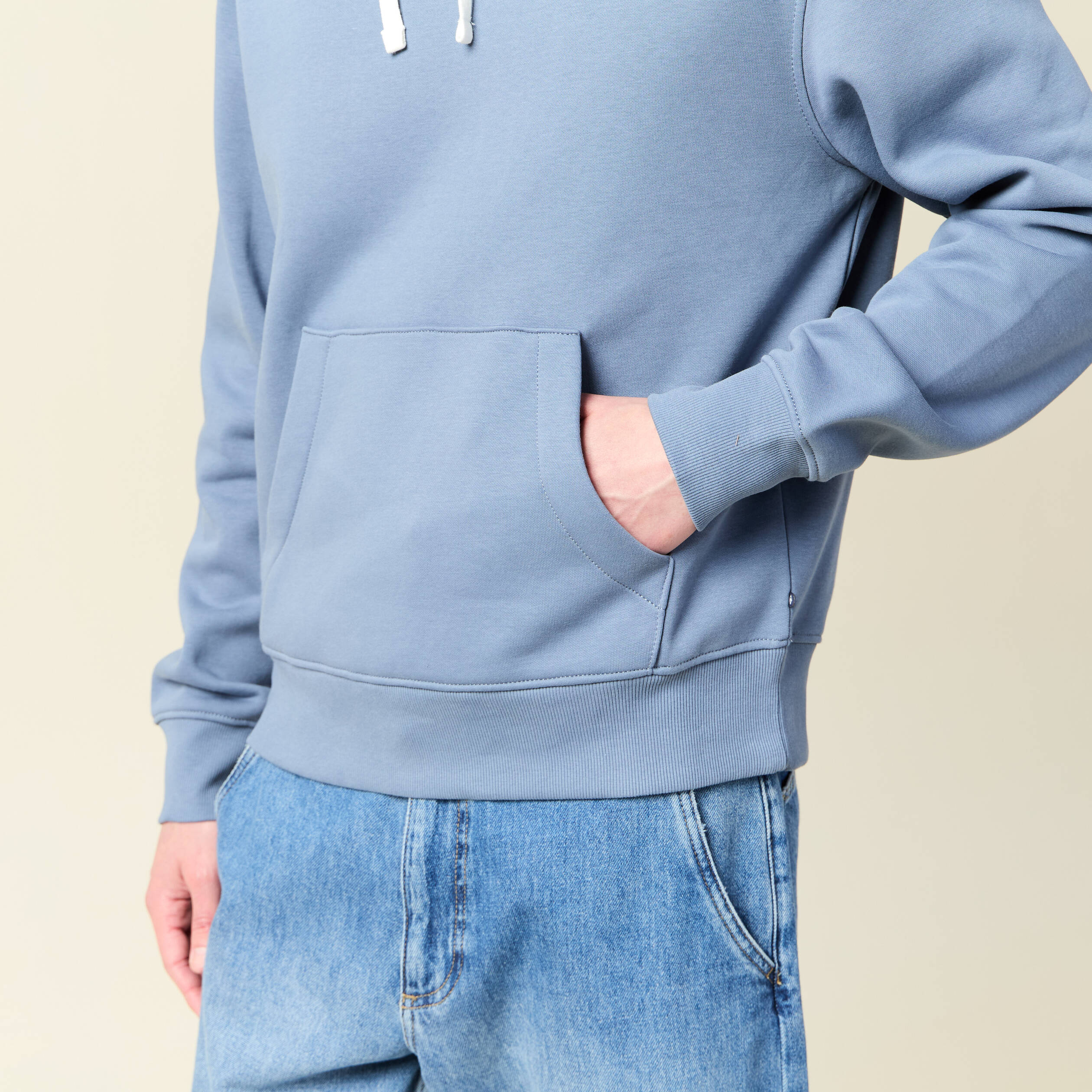 sweat a capuche bleu fonce homme Sweat à capuche bleu foncé homme