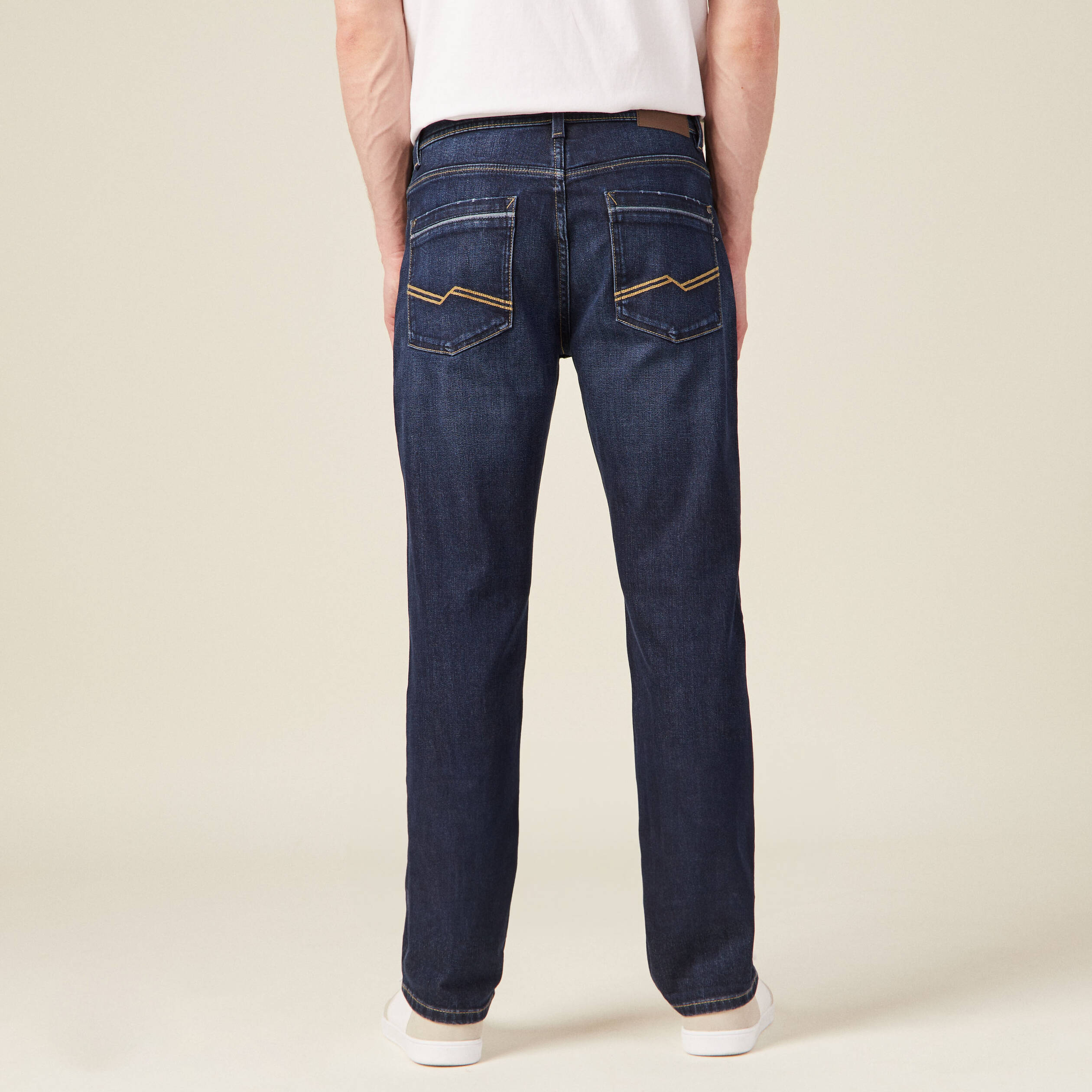 jeans regular 5 poches denim brut homme Jeans regular 5 poches denim brut homme