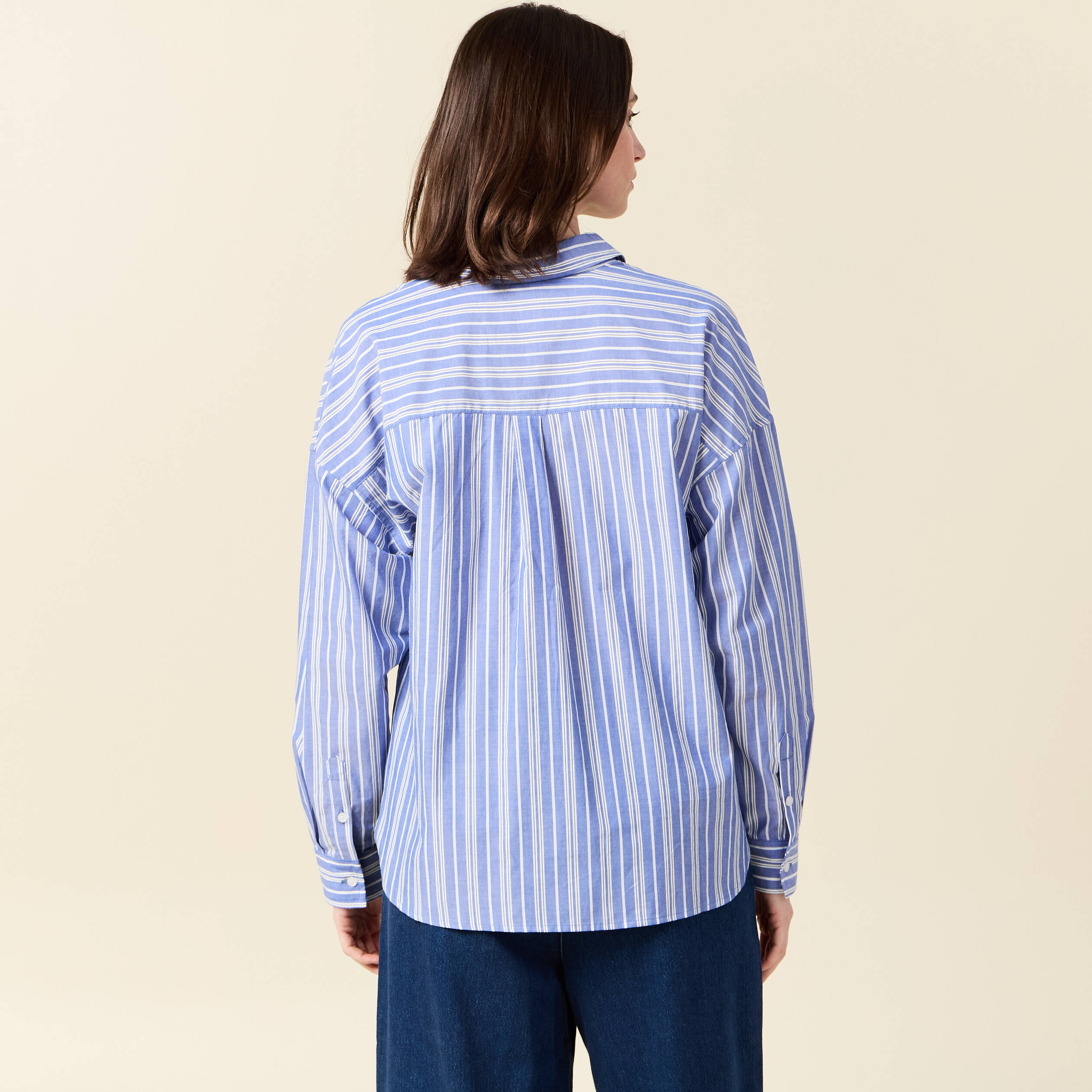 chemise eco responsable bleu clair femme Chemise éco-responsable bleu clair femme