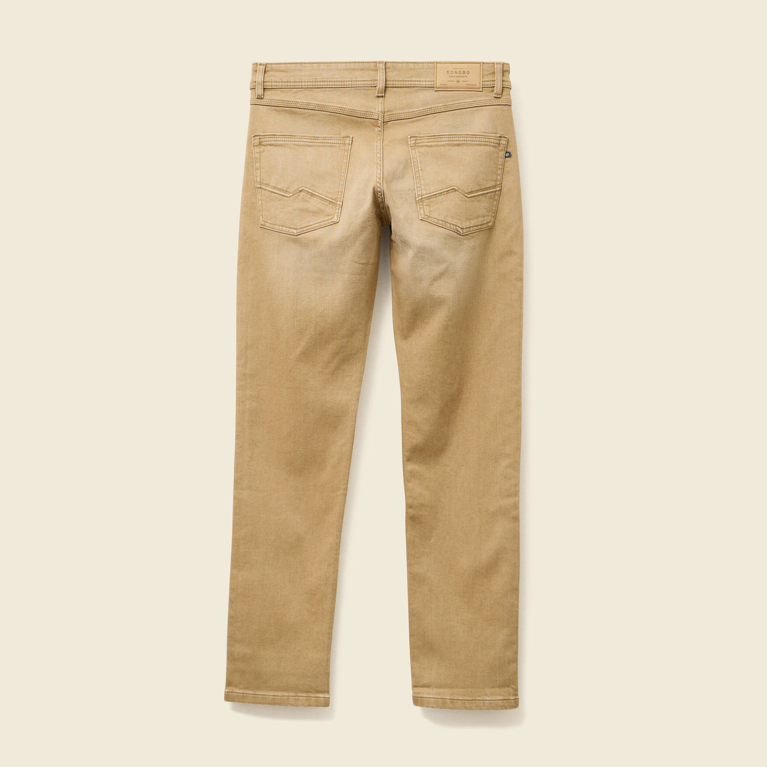 jeans straight longueur 32 denim camel homme Jeans straight longueur 32 denim camel homme