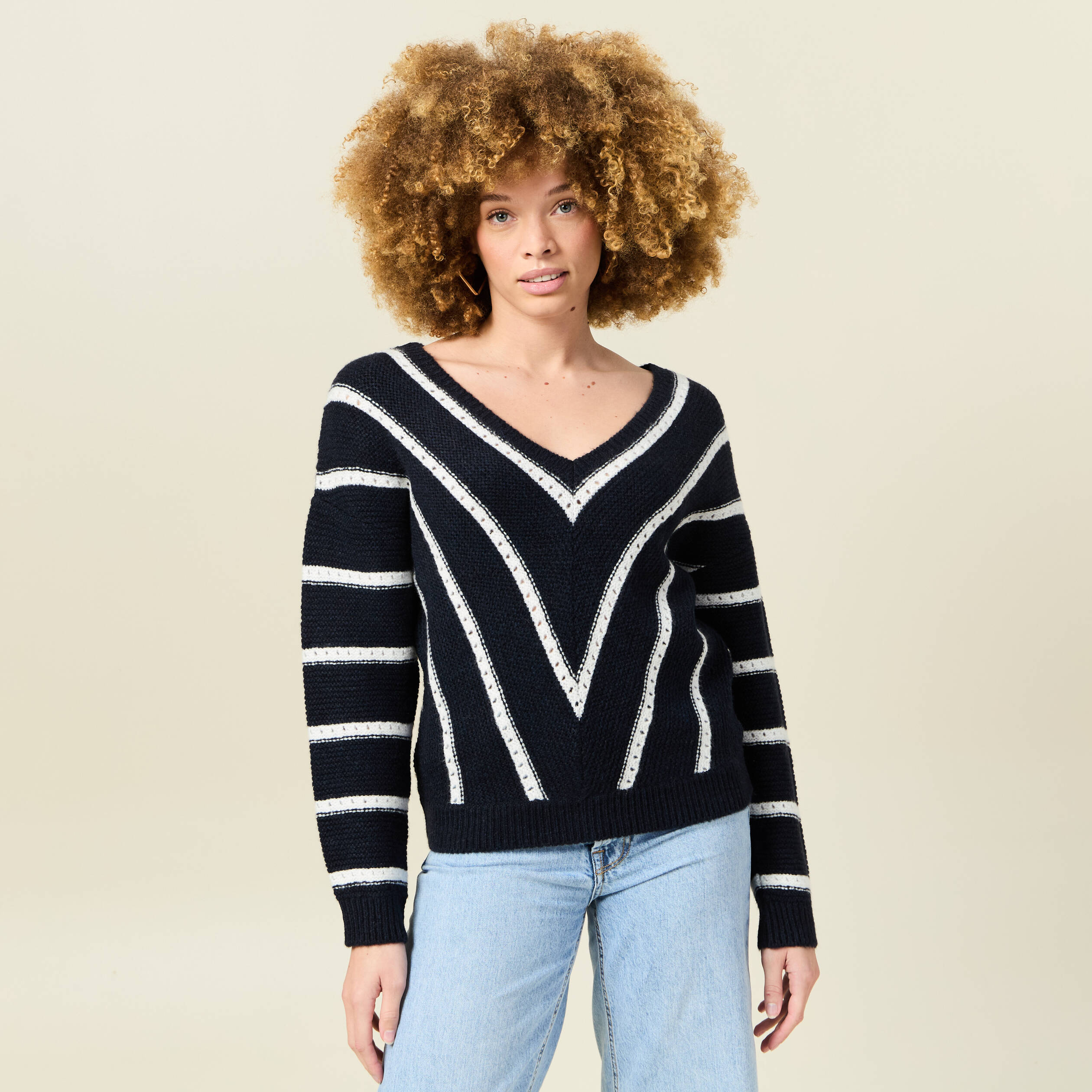 pull manches longues bleu marine femme Pull manches longues bleu marine femme