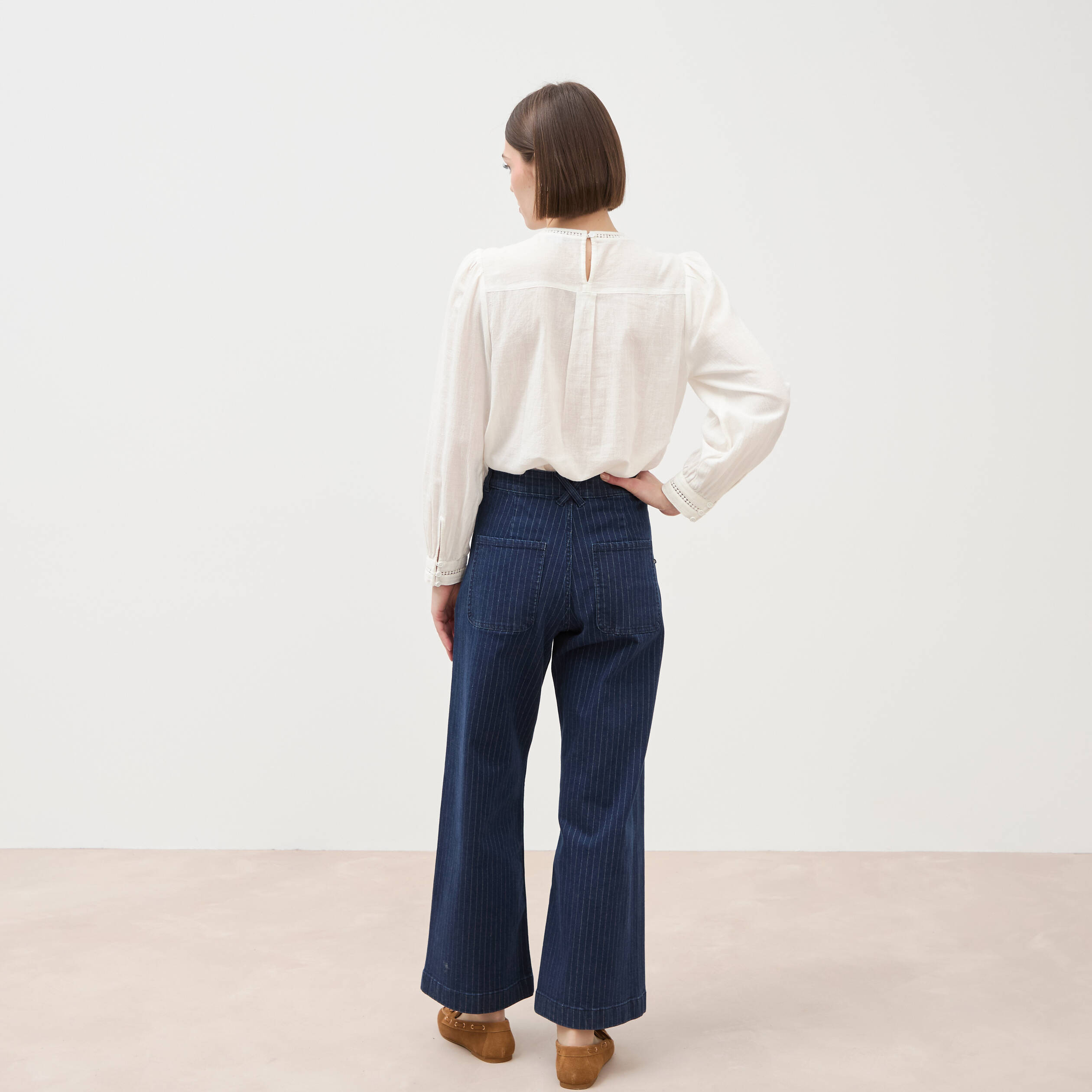 LOIS Jeans BRUNA RETRO - Jean large - light blue/bleu clair