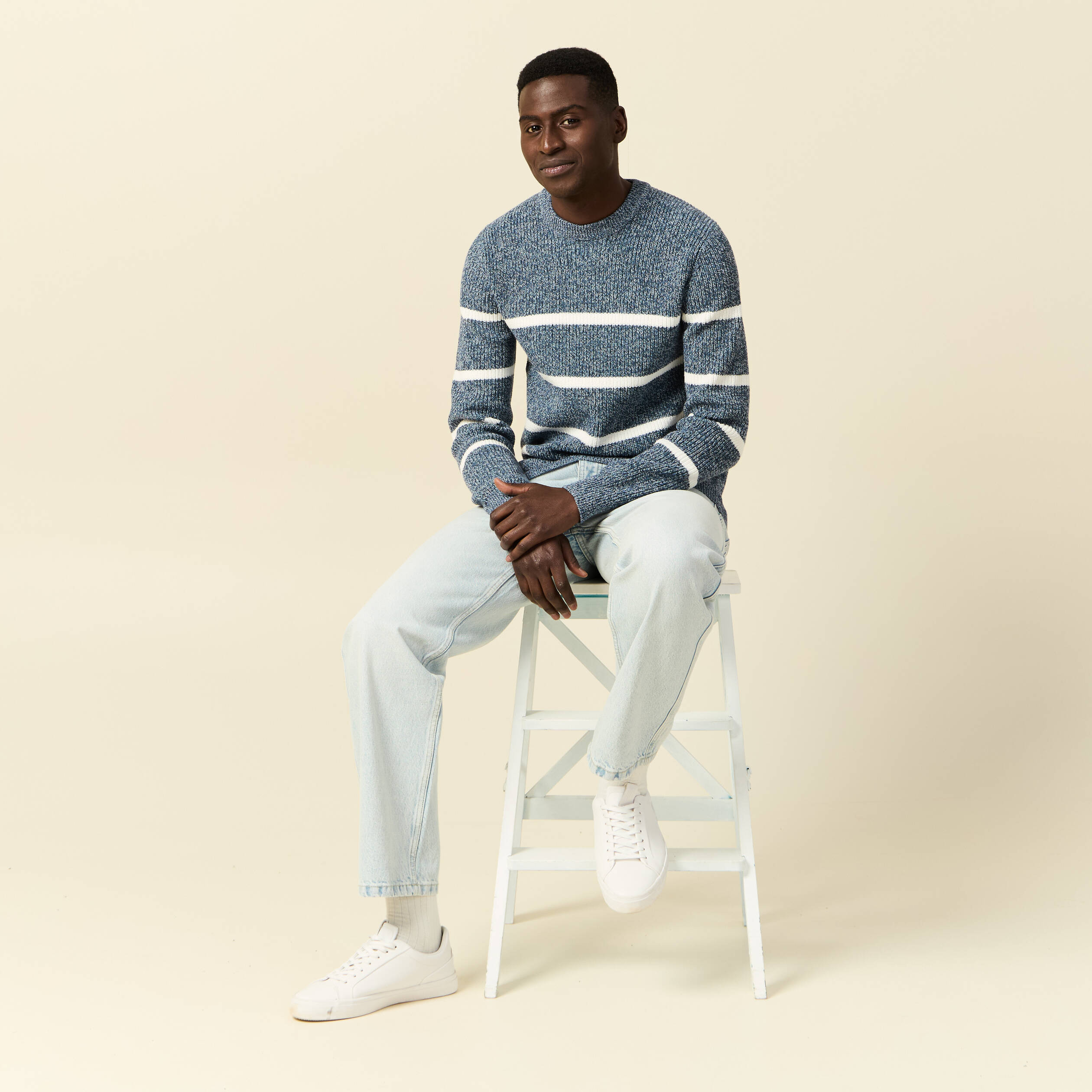 pull manches longues bleu marine homme Pull manches longues bleu marine homme
