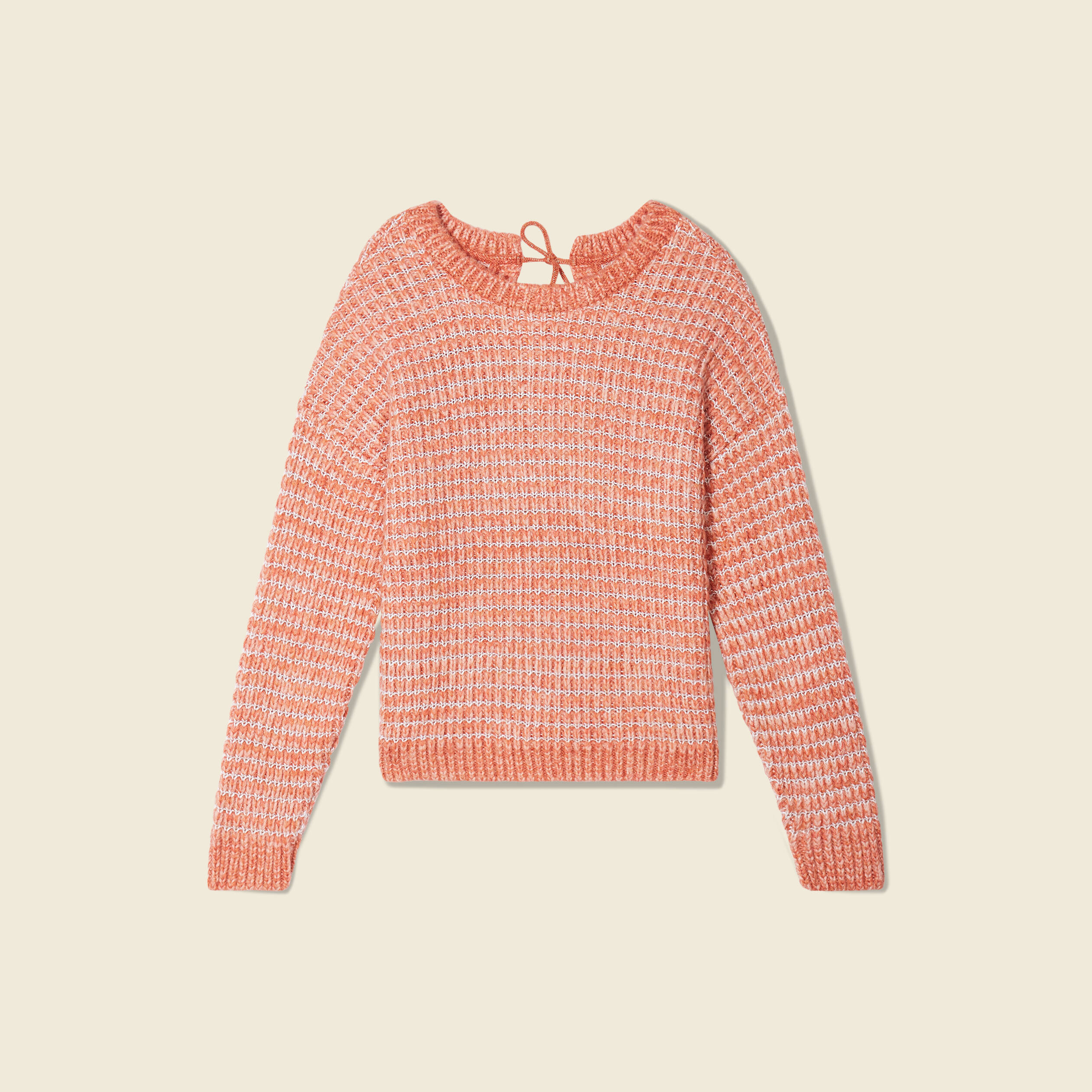 pull manches longues rouge clair femme Pull manches longues rouge clair femme