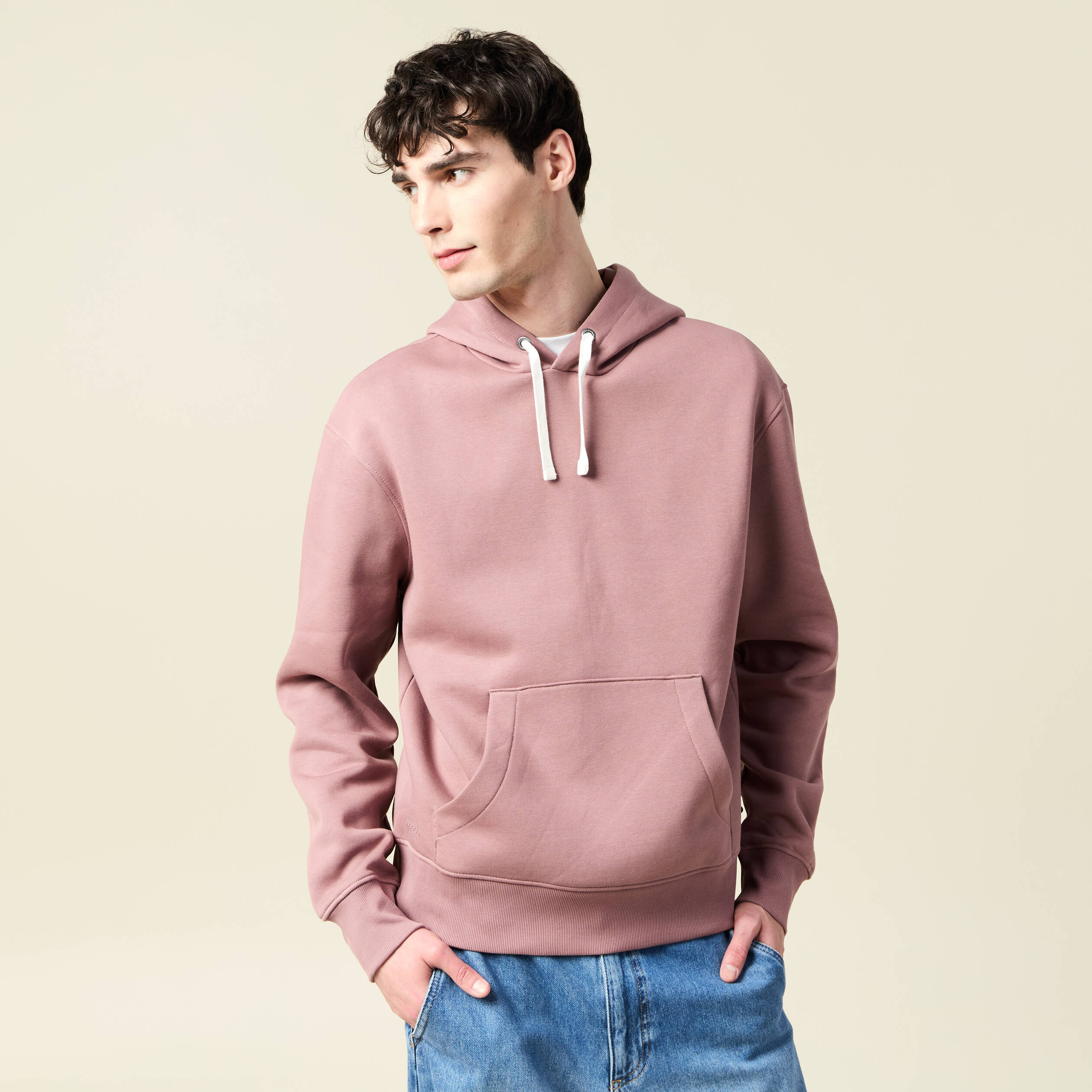 sweat a capuche vieux rose homme Sweat à capuche vieux rose homme