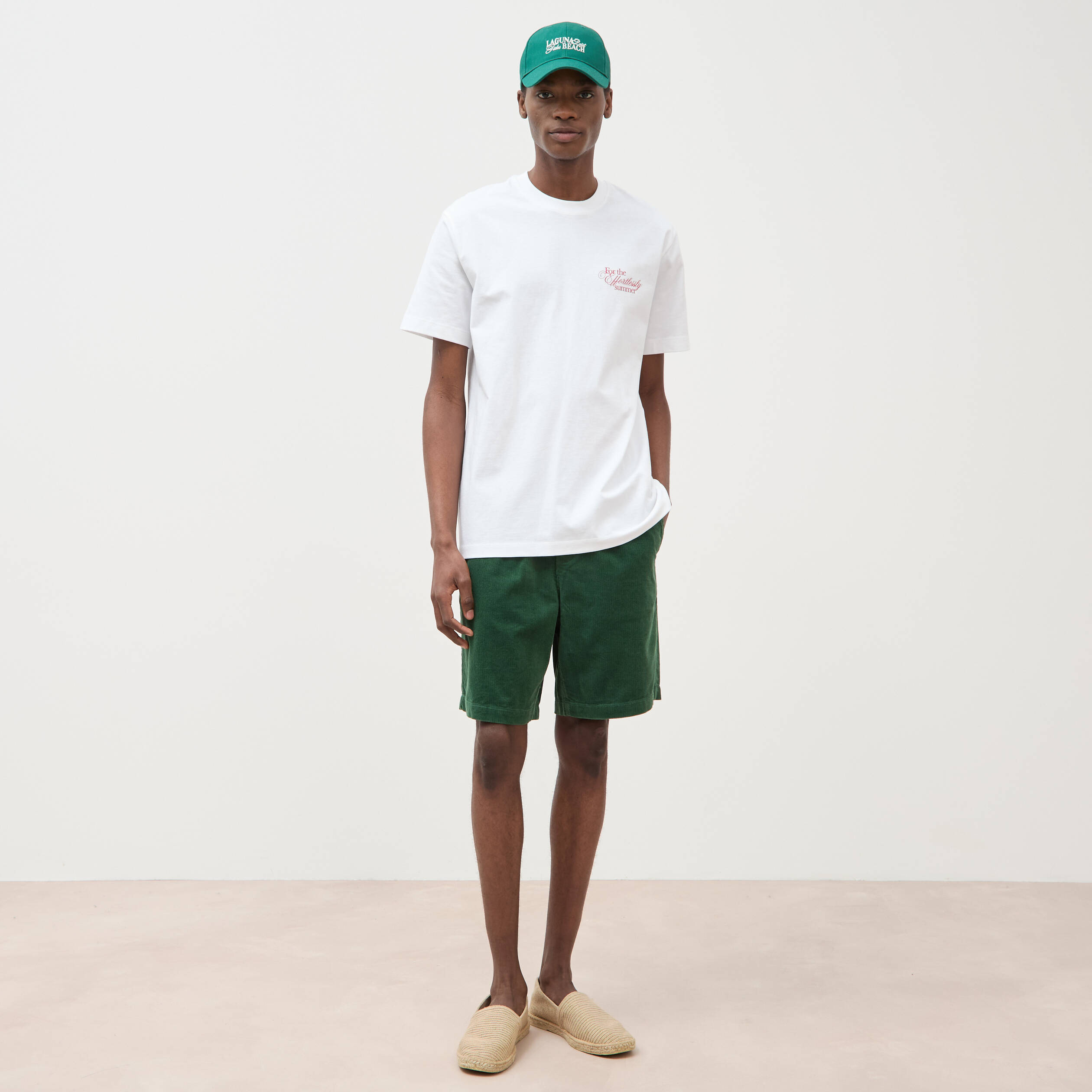 T-shirt en coton blanc homme