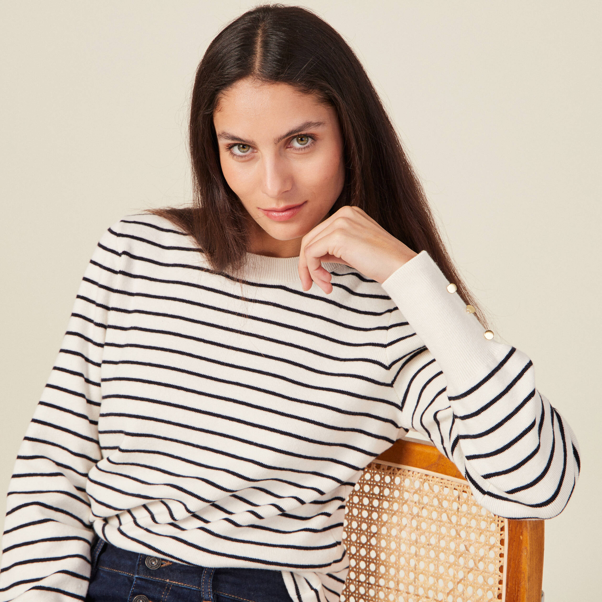pull manches longues ecru femme Pull manches longues ecru femme