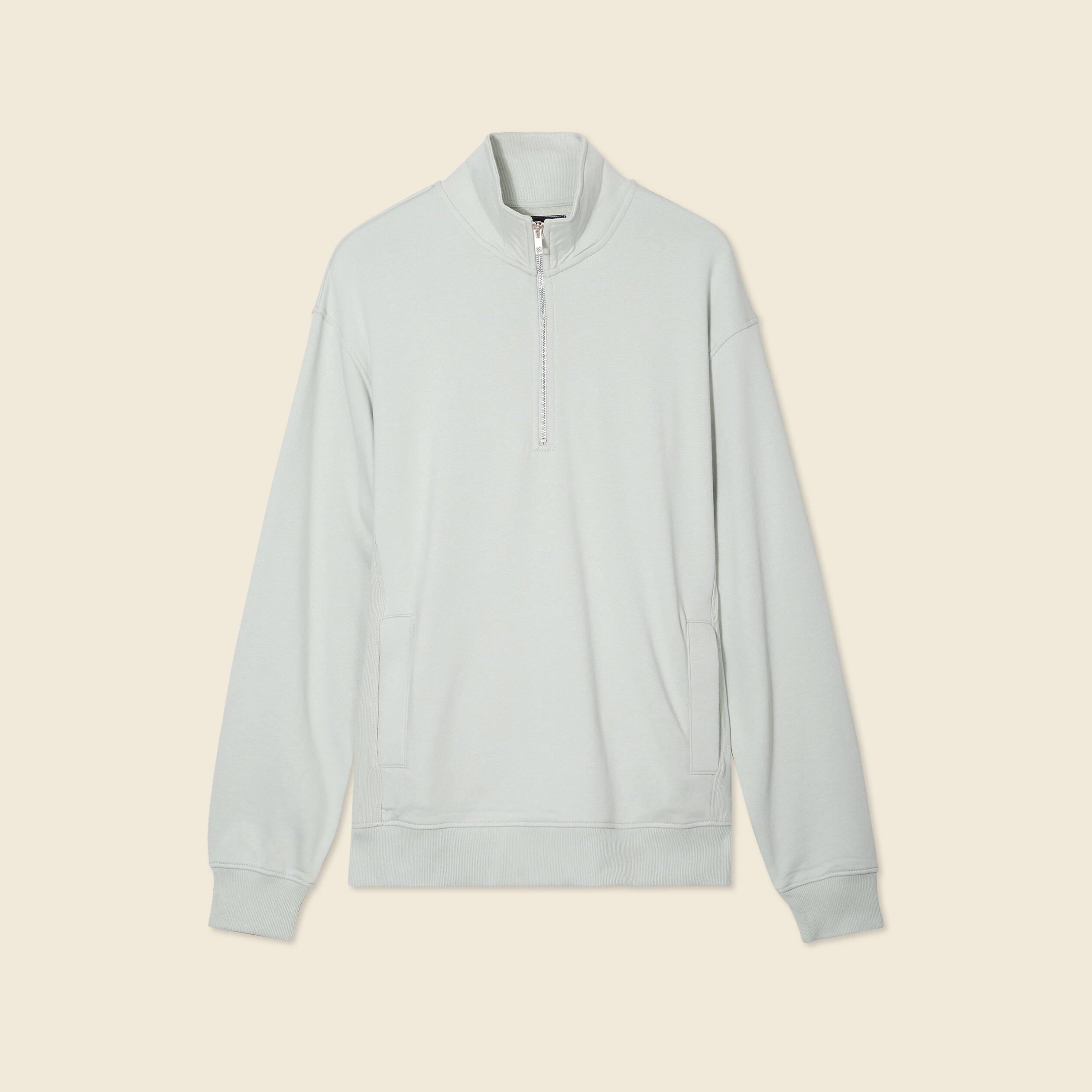 sweat col camionneur vert clair homme Sweat col camionneur vert clair homme