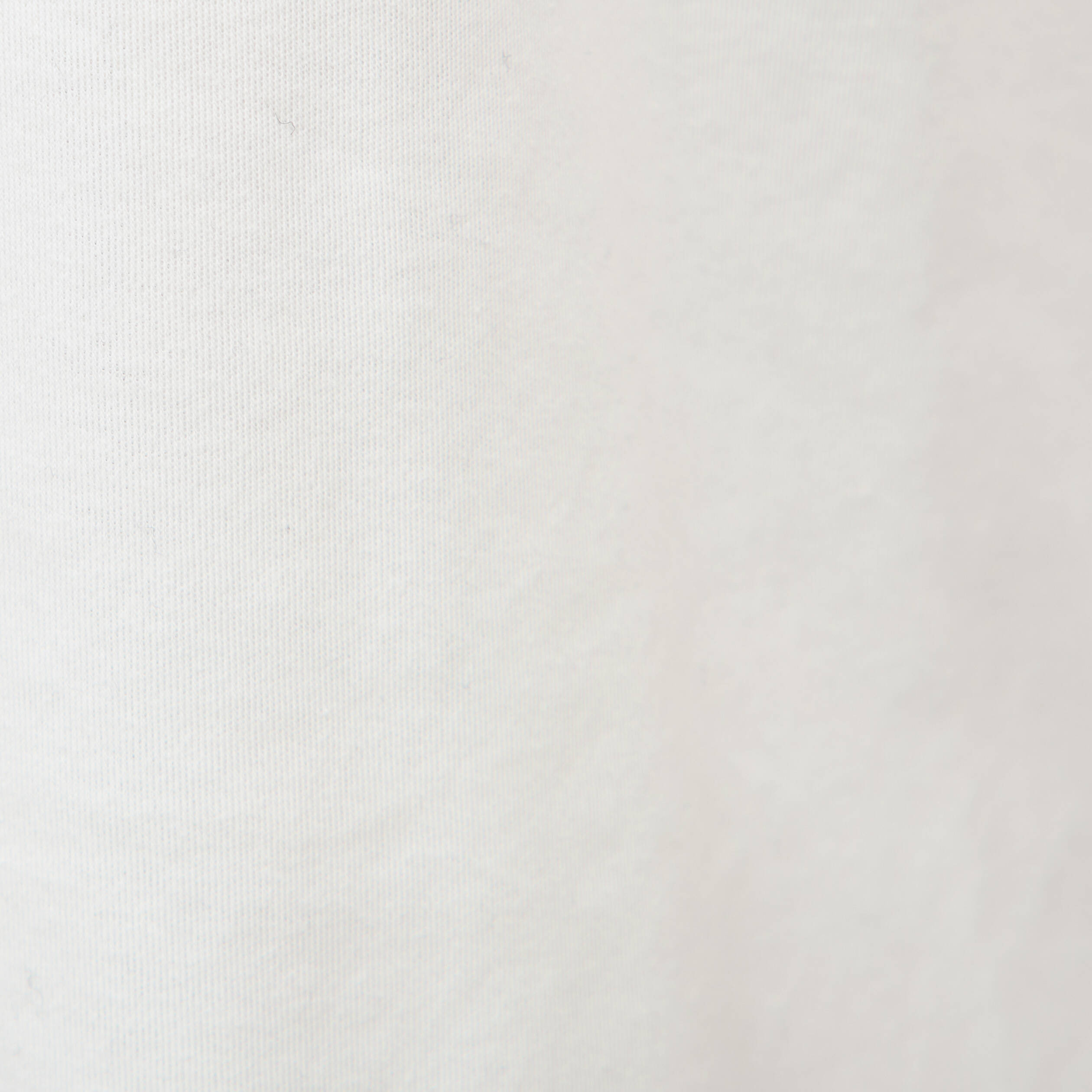 T-shirt droit col rond manches courtes ecru homme