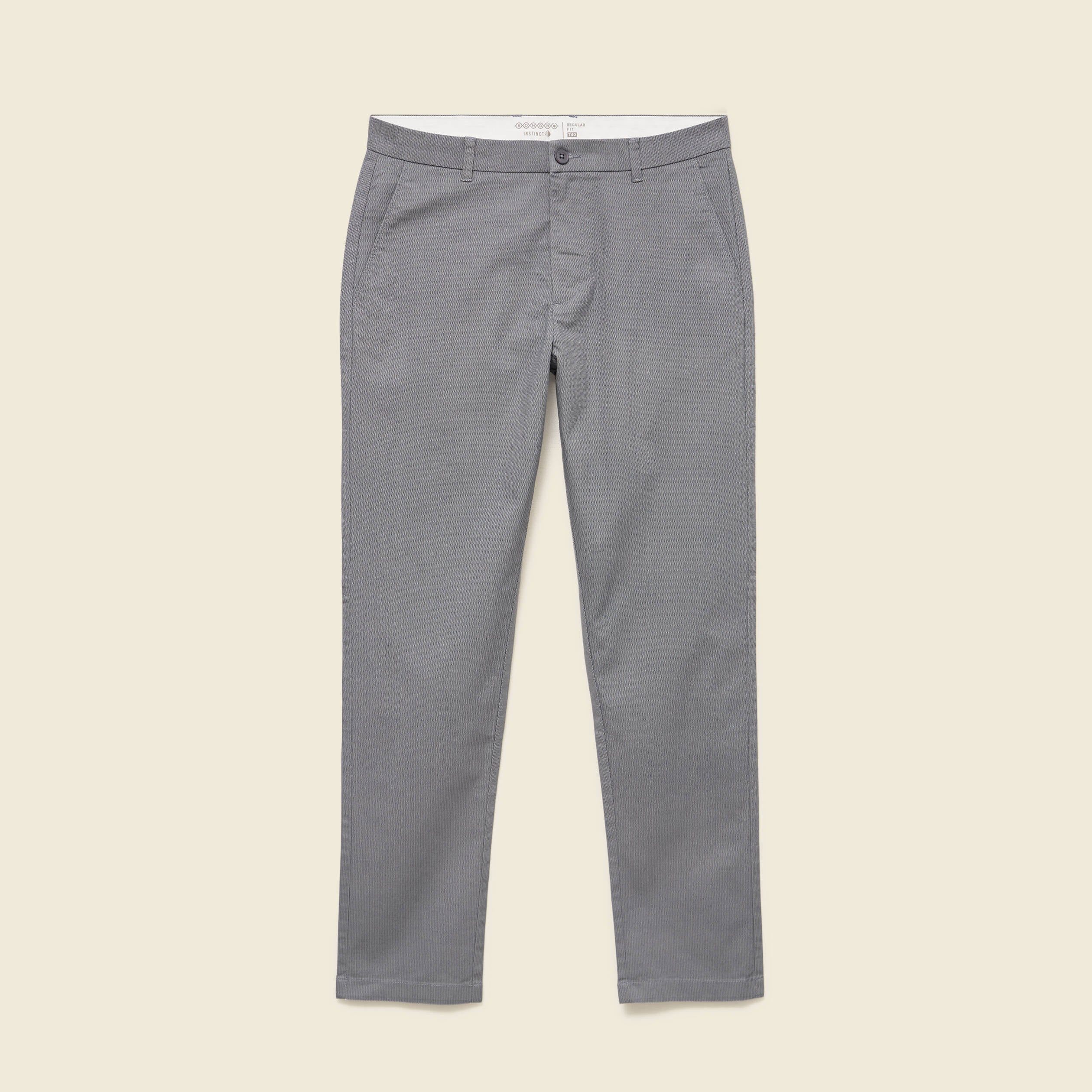 Pantalon regular longueur 32 gris homme