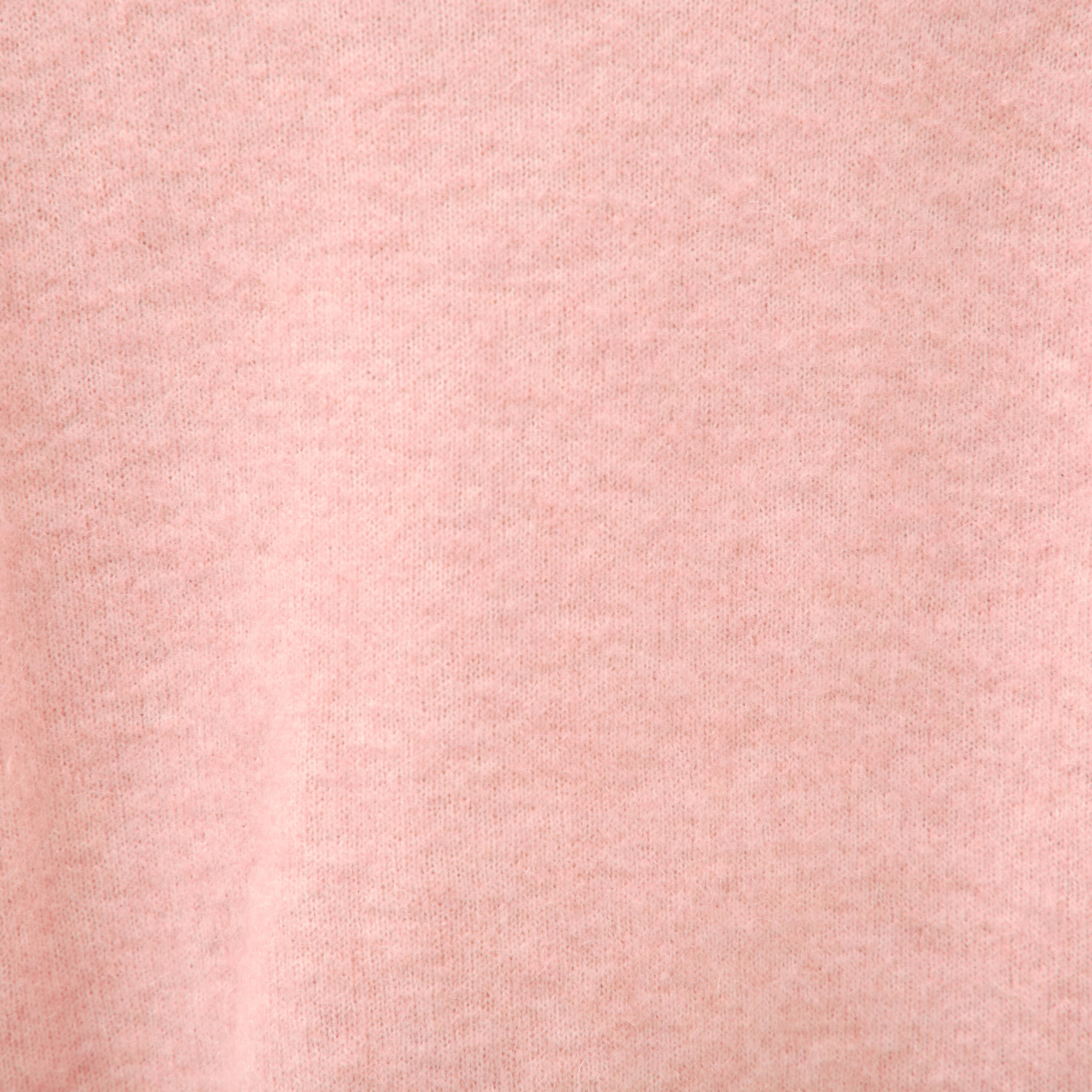 Pull droit court sans manches col rond rose pastel femme