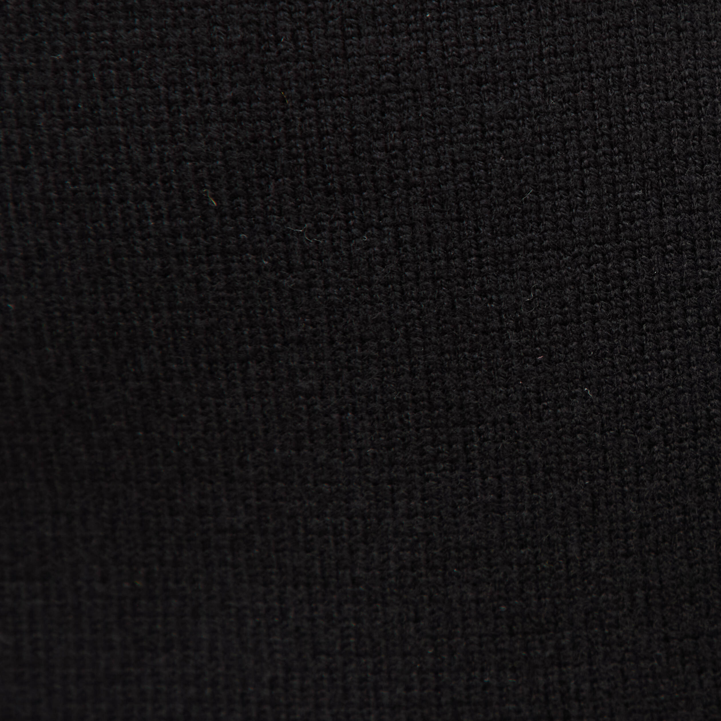 Gilet droit court sans manches col v noir femme