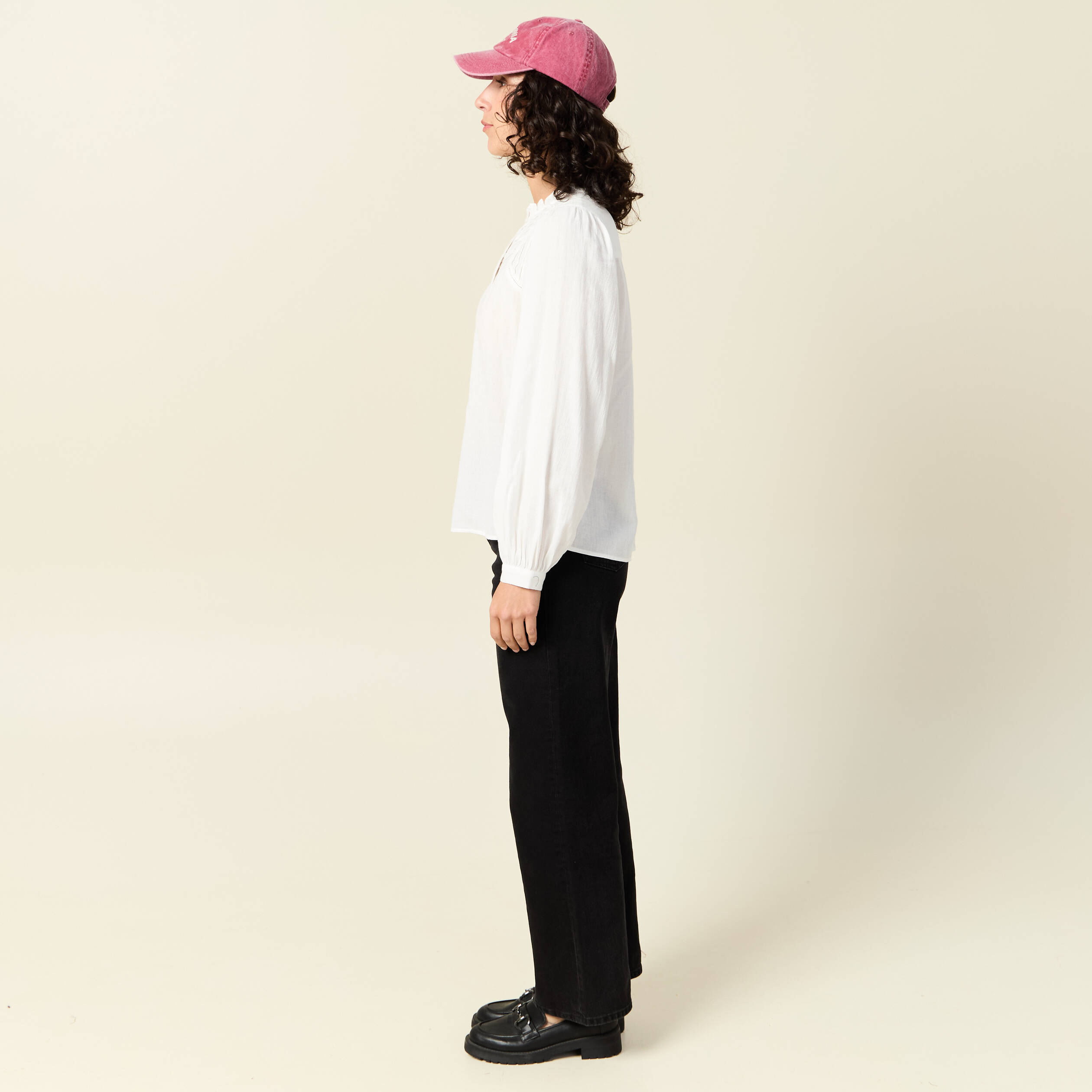 chemise manches longues ecru femme Chemise manches longues ecru femme
