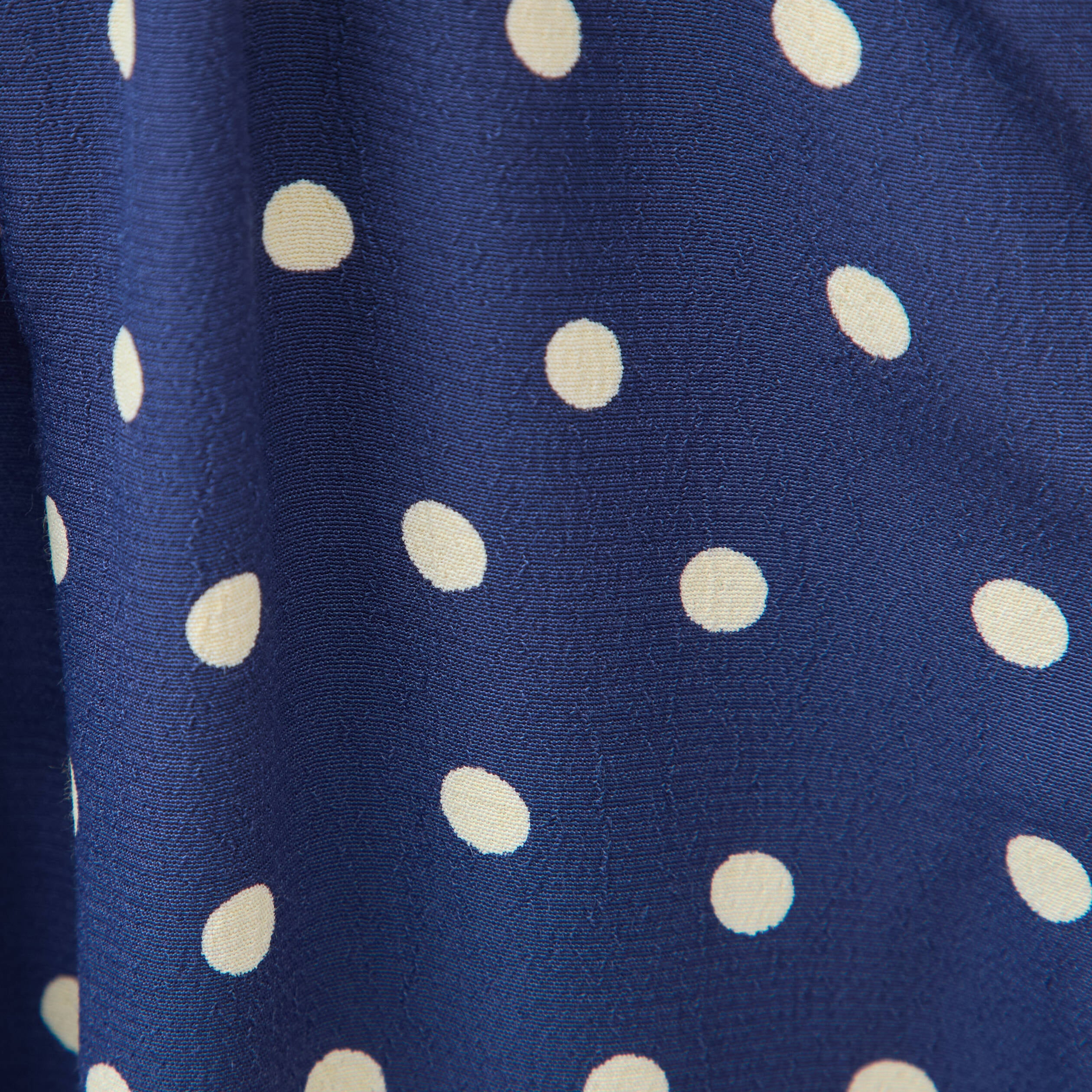 Robe longue fines bretelles col rond bleu marine femme