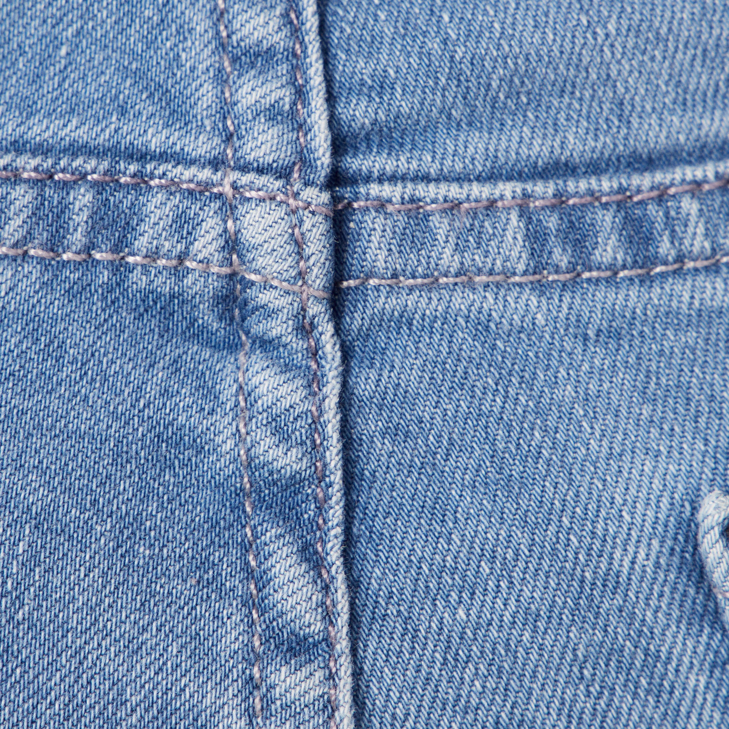 Jeans girlfriend taille haute denim stone femme