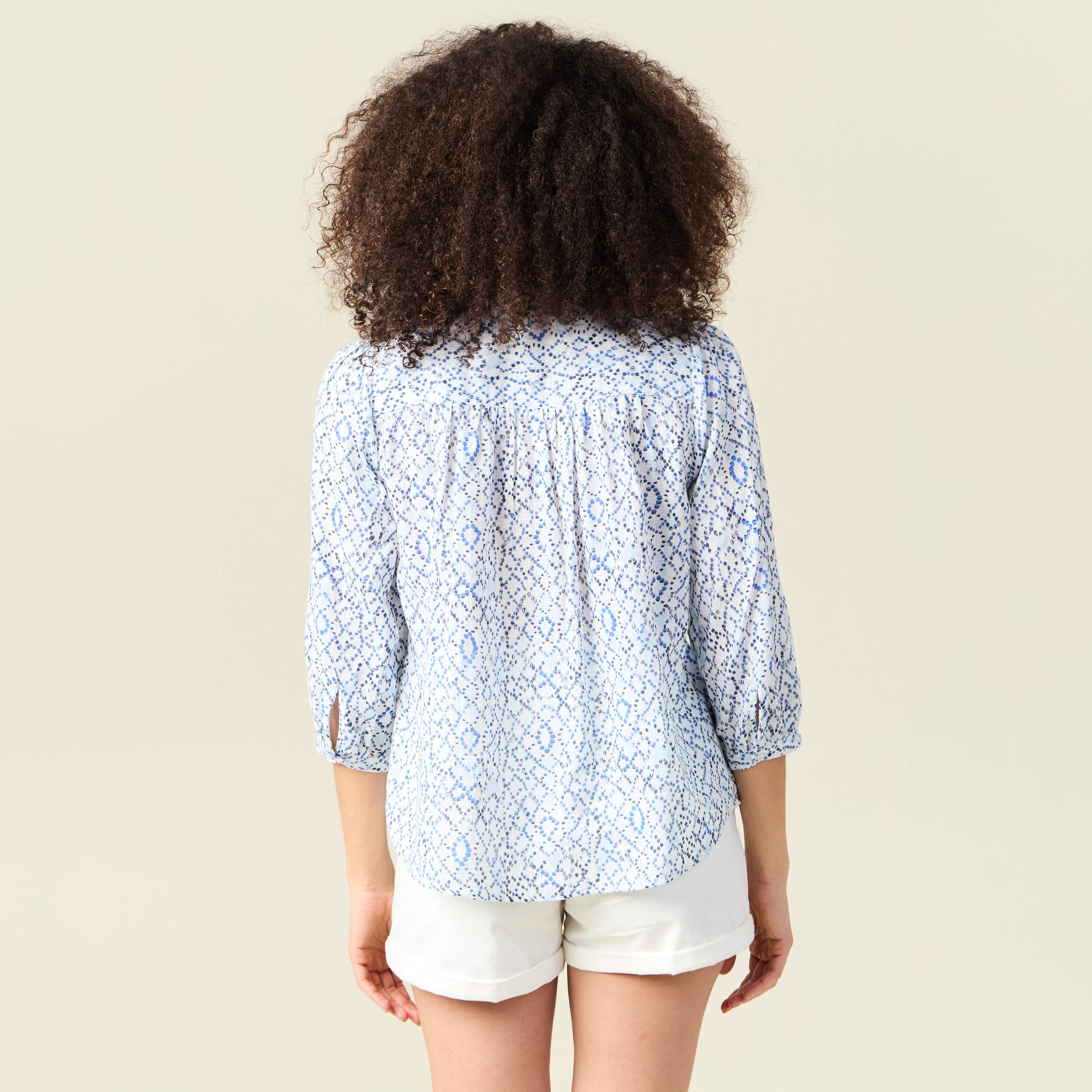 Chemise Manches Longues Mini Boden – Fille 13-14 Ans – Violette – Mélange Coton (Occasion TBE)