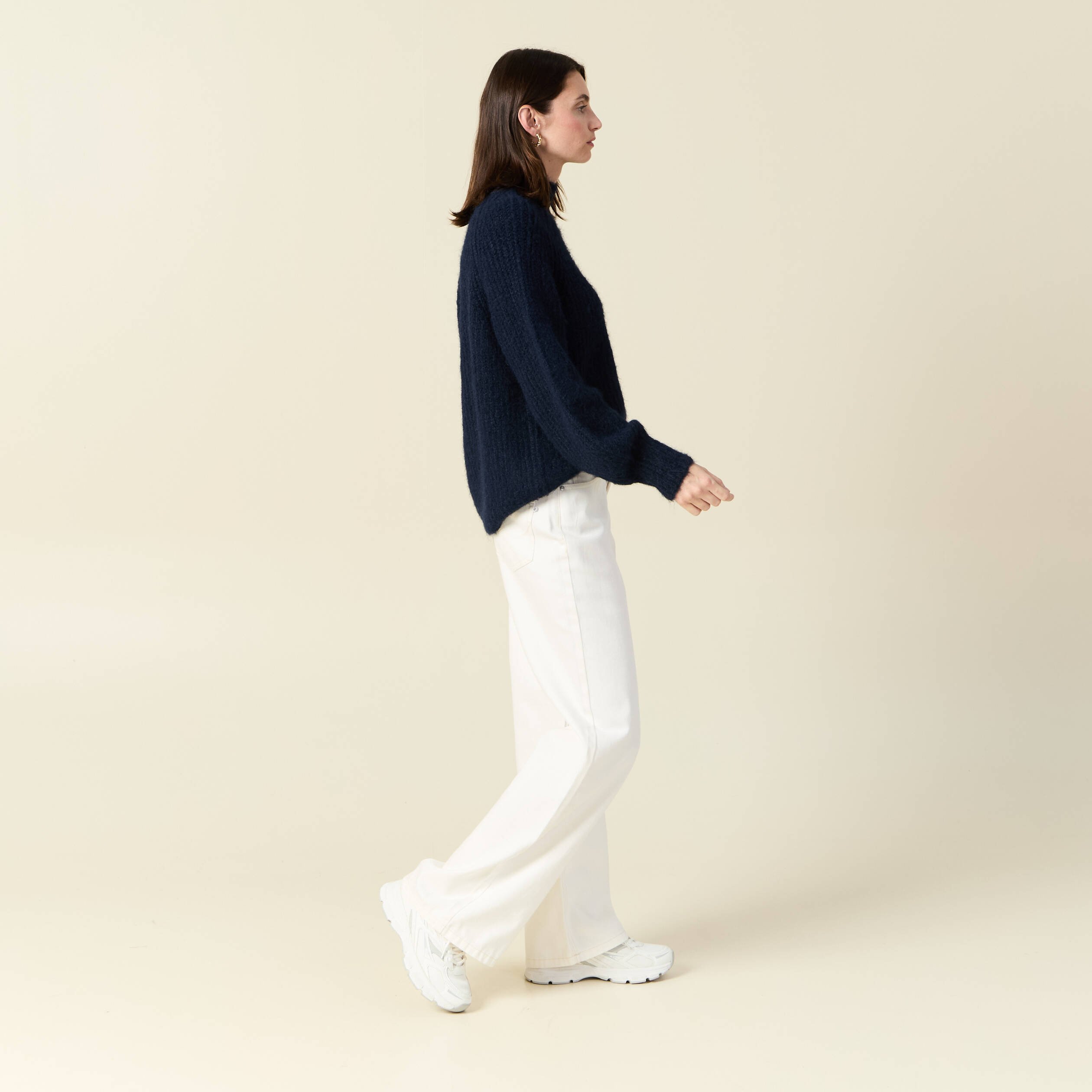 pull manches longues bleu marine femme Pull manches longues bleu marine femme