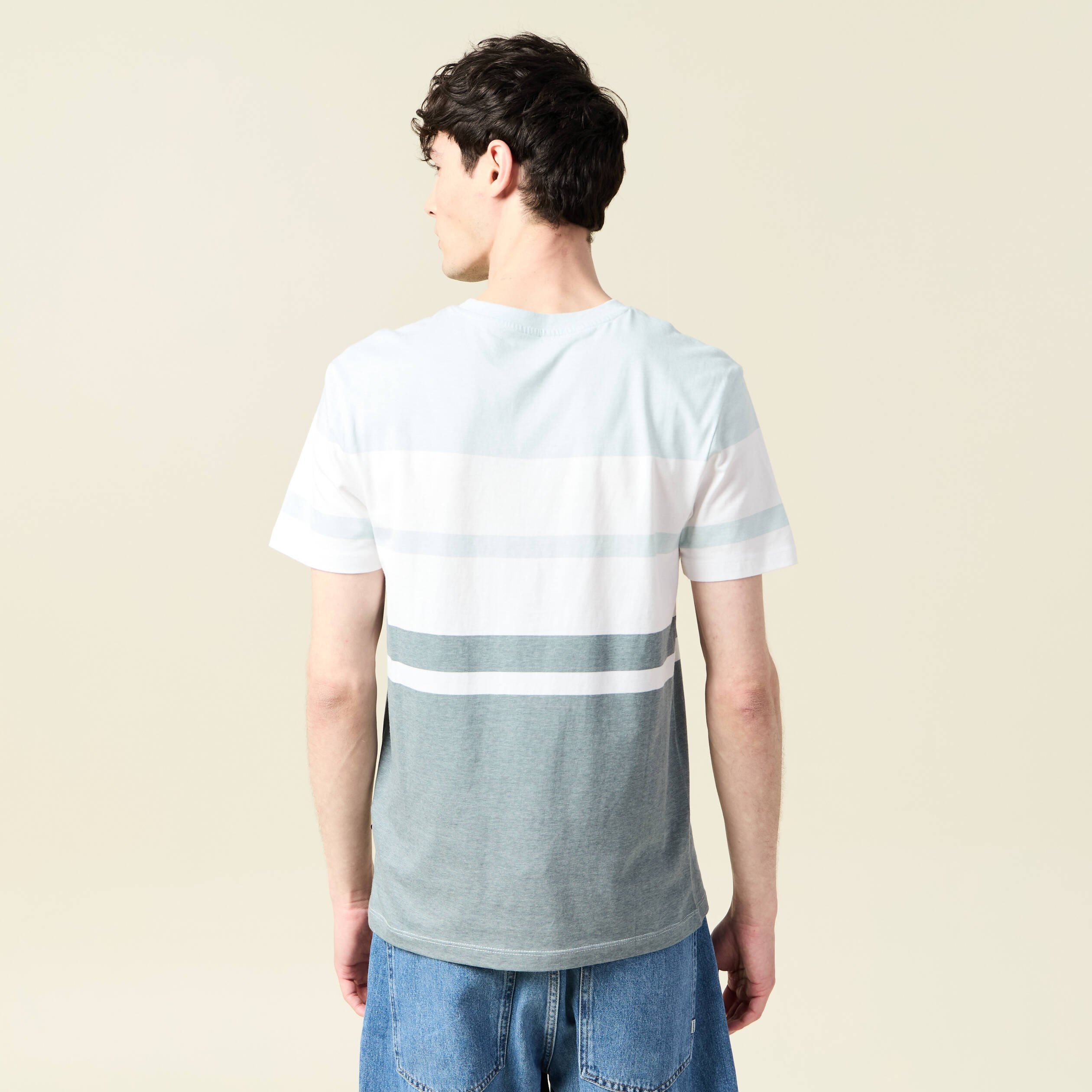 t shirt manches courtes vert homme T-shirt manches courtes vert homme