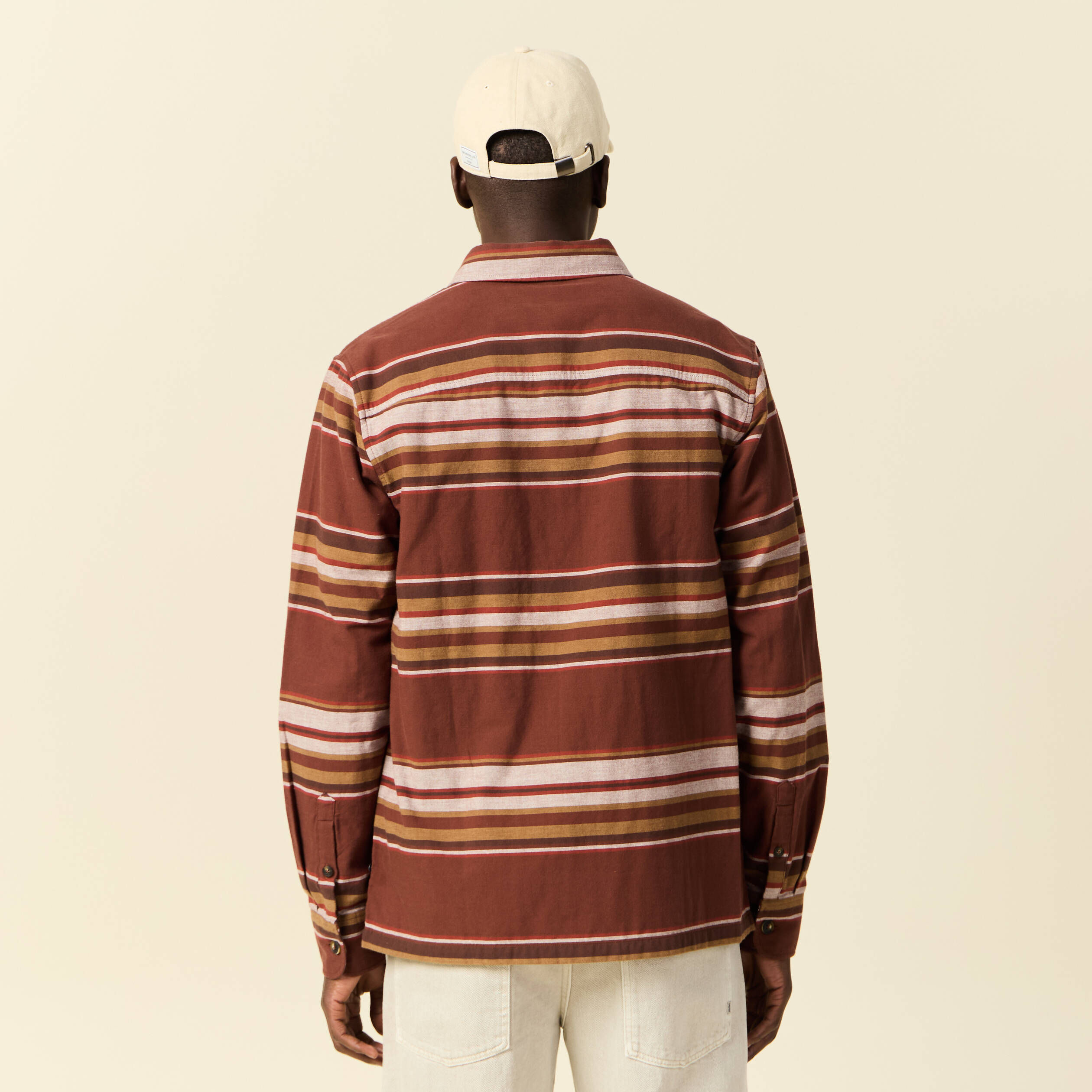 Surchemise manches longues bordeaux homme