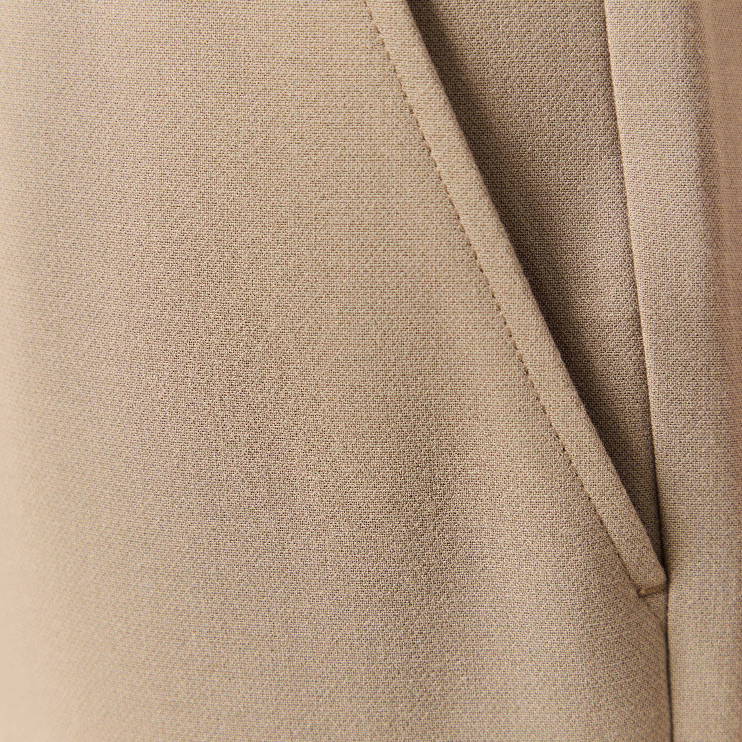 Pantalon slim cigarette taupe homme