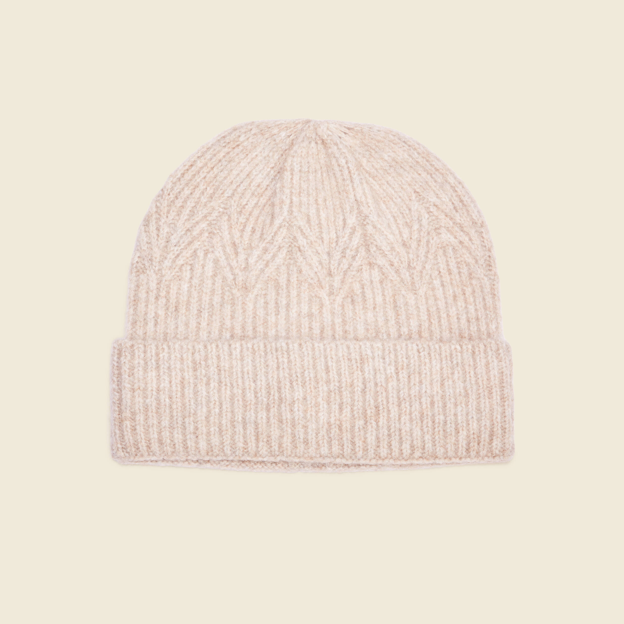 Bonnet beige femme