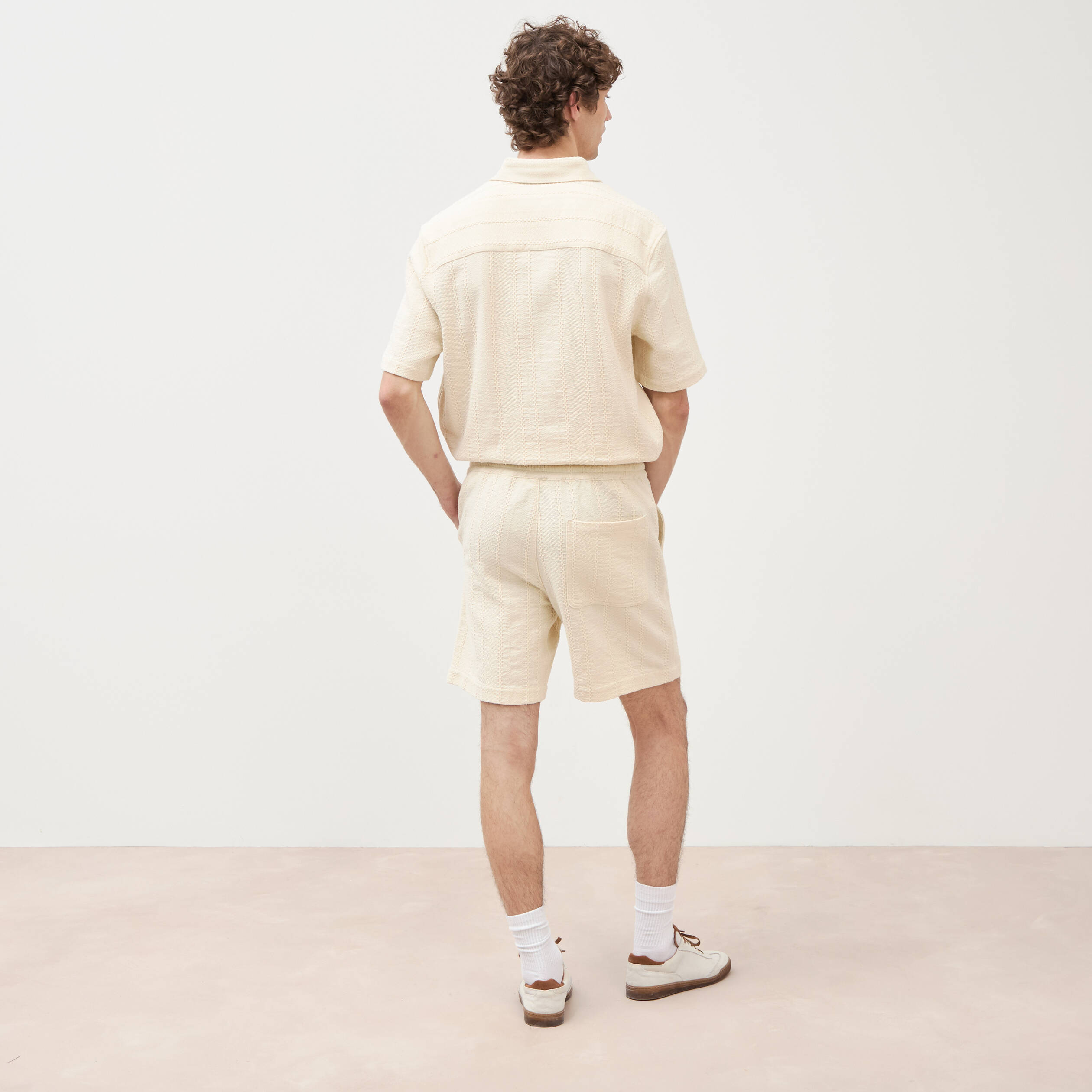 Bermuda ecru homme