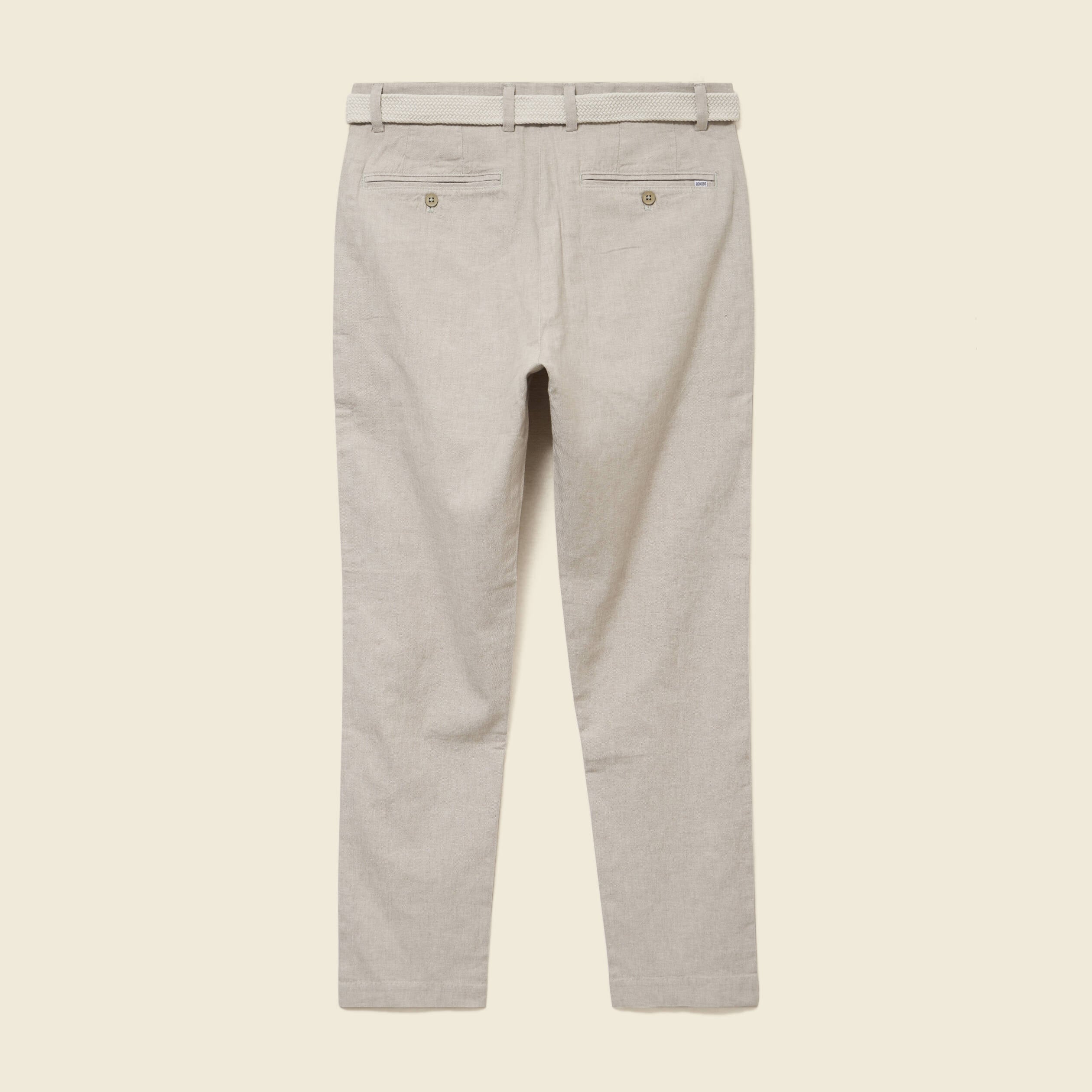 Chino coupe droite longueur 32 vert kaki homme