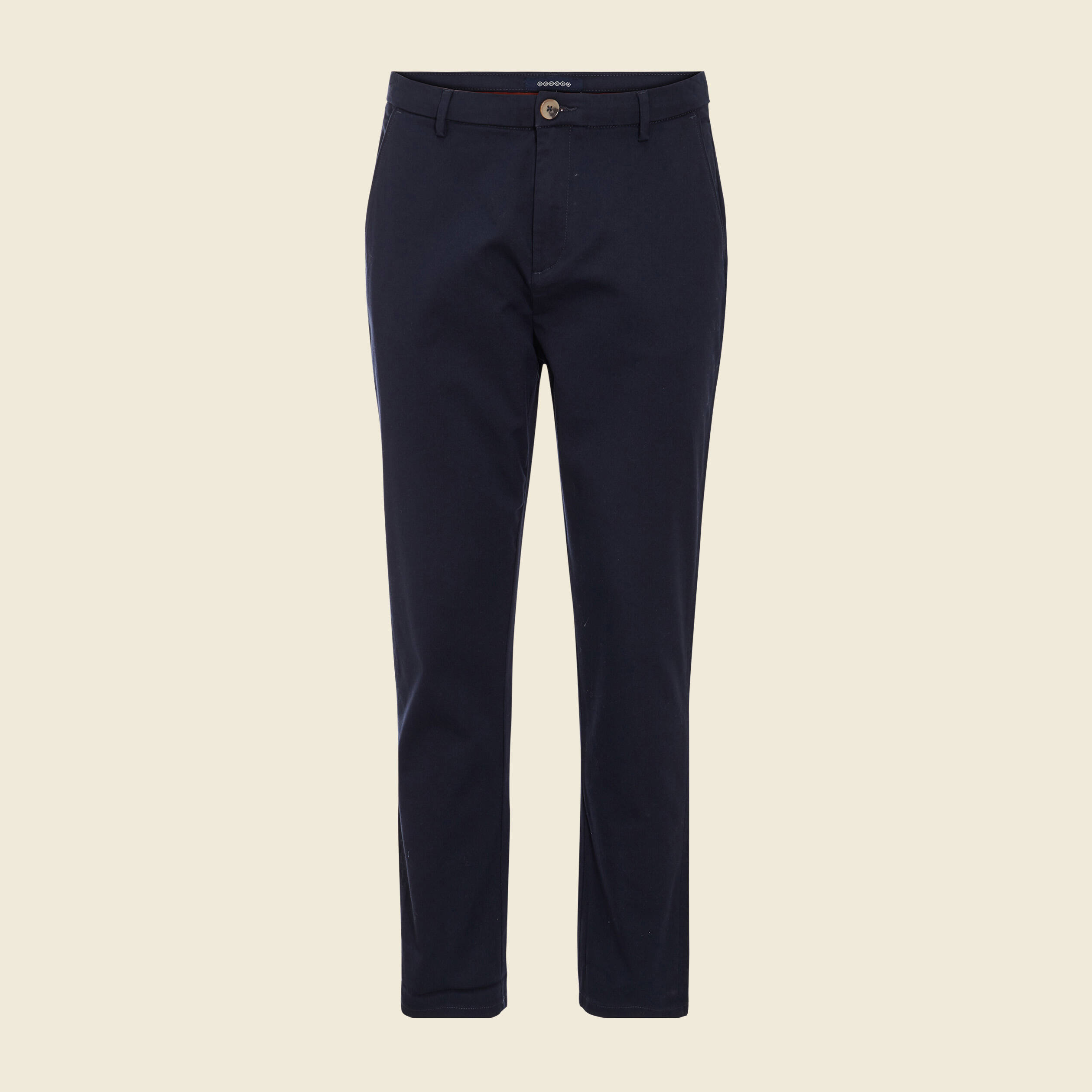Pantalon chino 7/8&egrave;me bleu marine homme