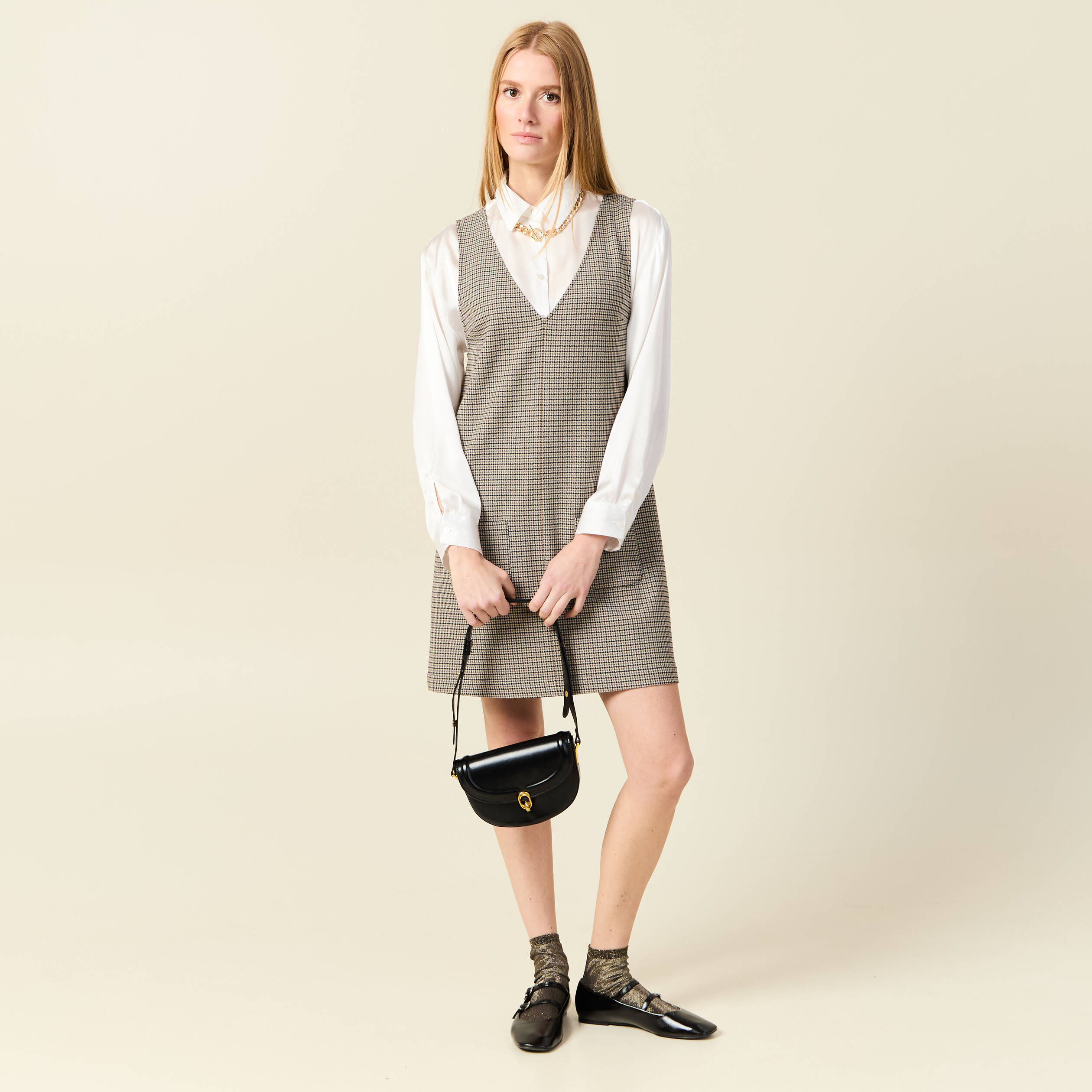 Robe Femme - longue sans manches - FR23WNE Bw - Prêt-à-Porter