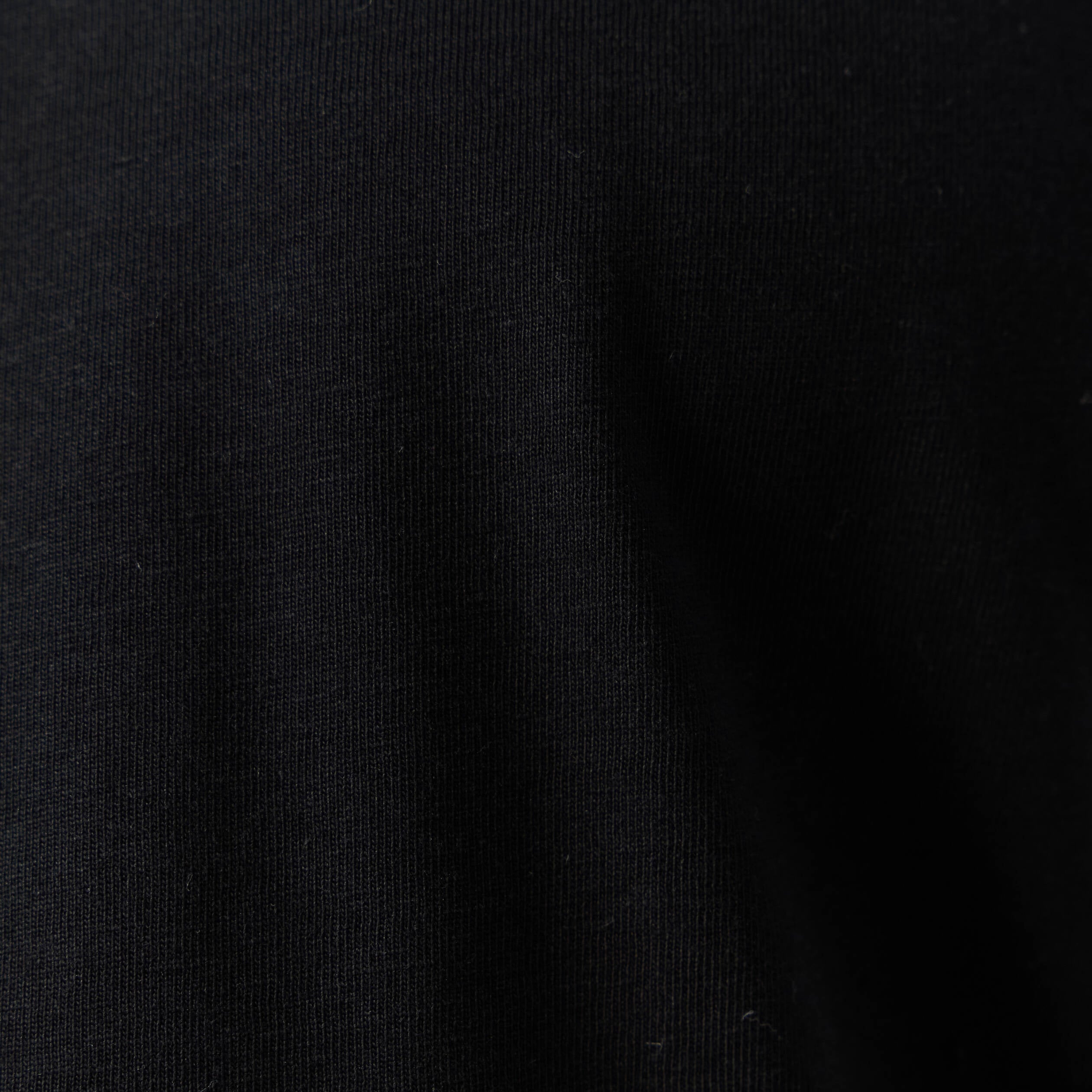 T-shirt en coton manches longues noir homme