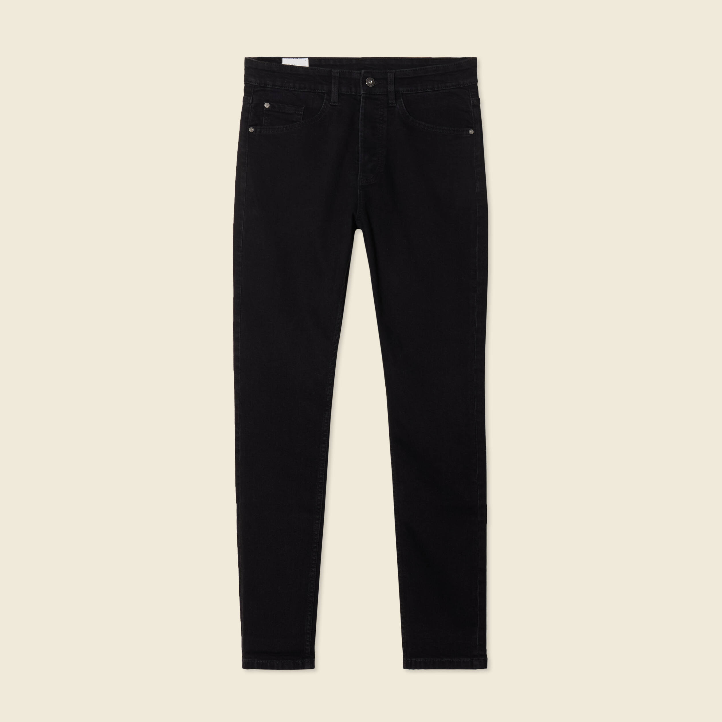 jeans skinny tapered denim noir homme Jeans skinny tapered denim noir homme