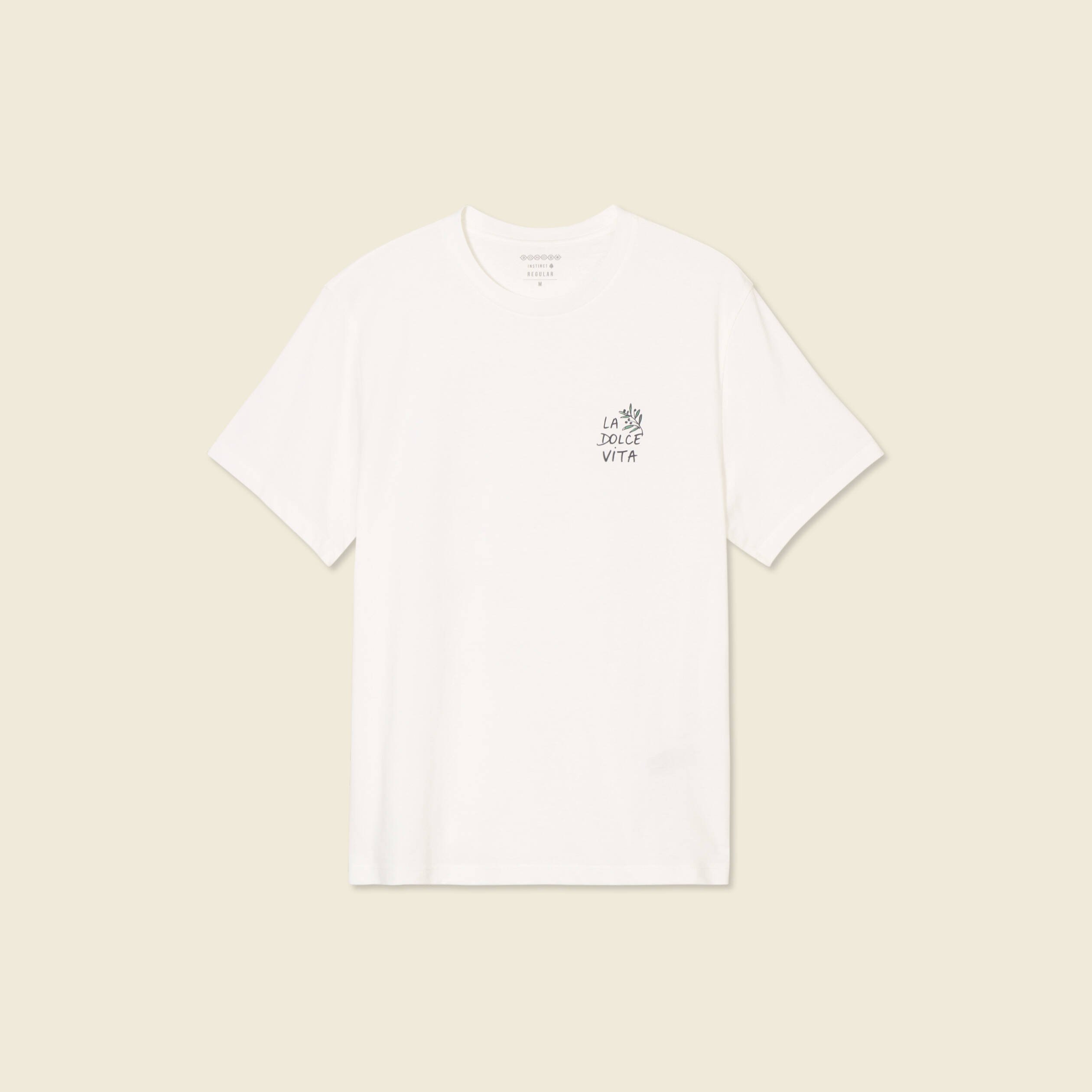 t shirt manches courtes ecru homme T-shirt manches courtes ecru homme