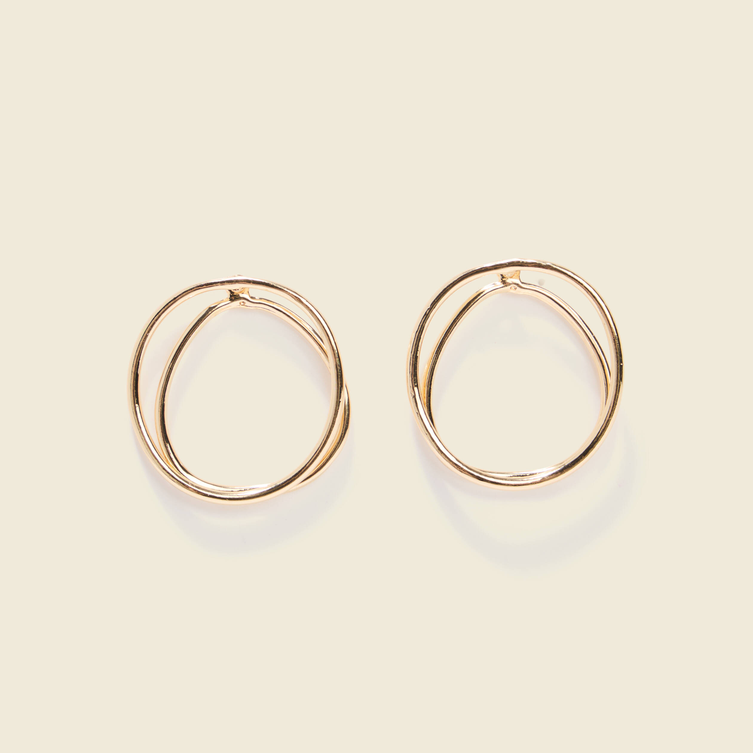 Boucles d'oreilles couleur or femme