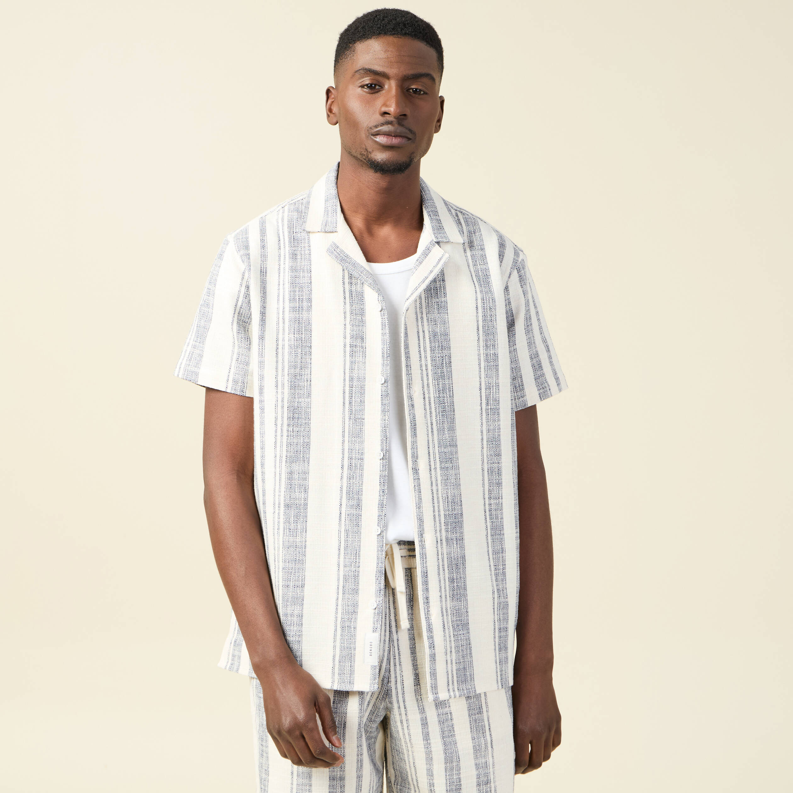 chemise manches courtes ecru homme Chemise manches courtes ecru homme